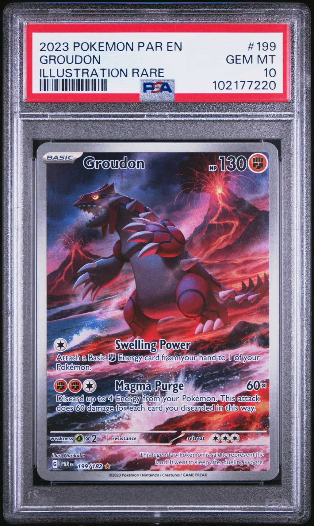 Groudon card artwork