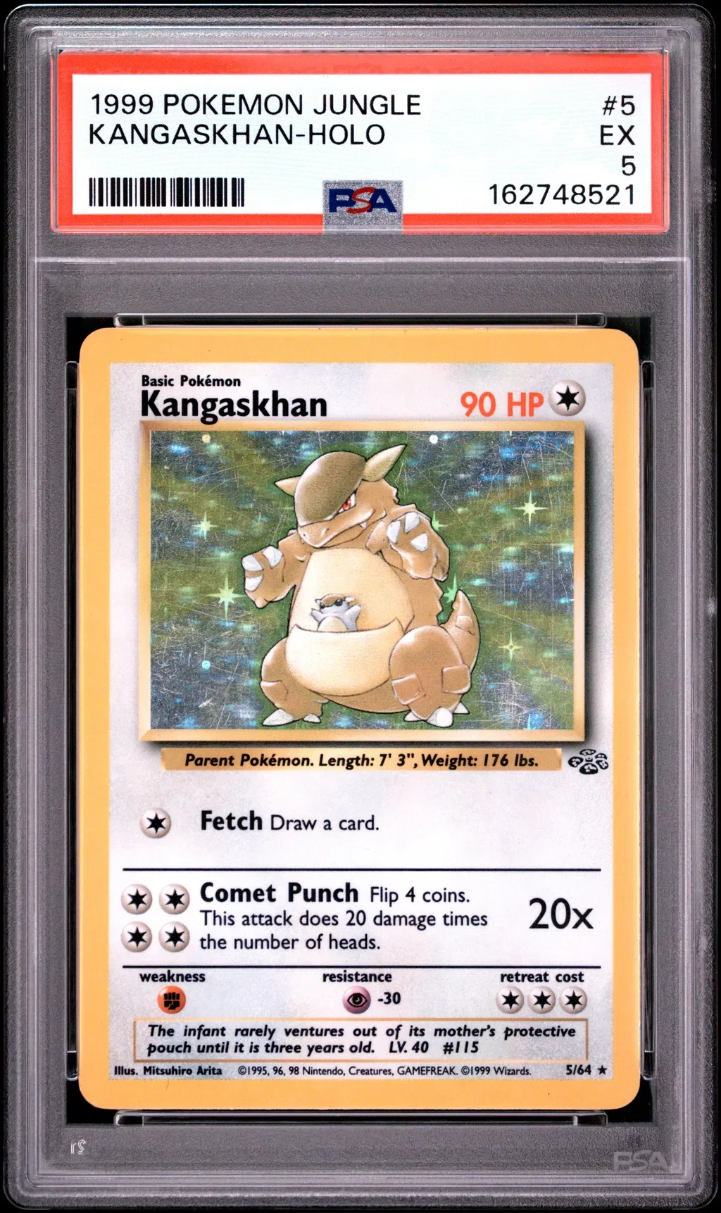 Kangaskhan-Holo card artwork
