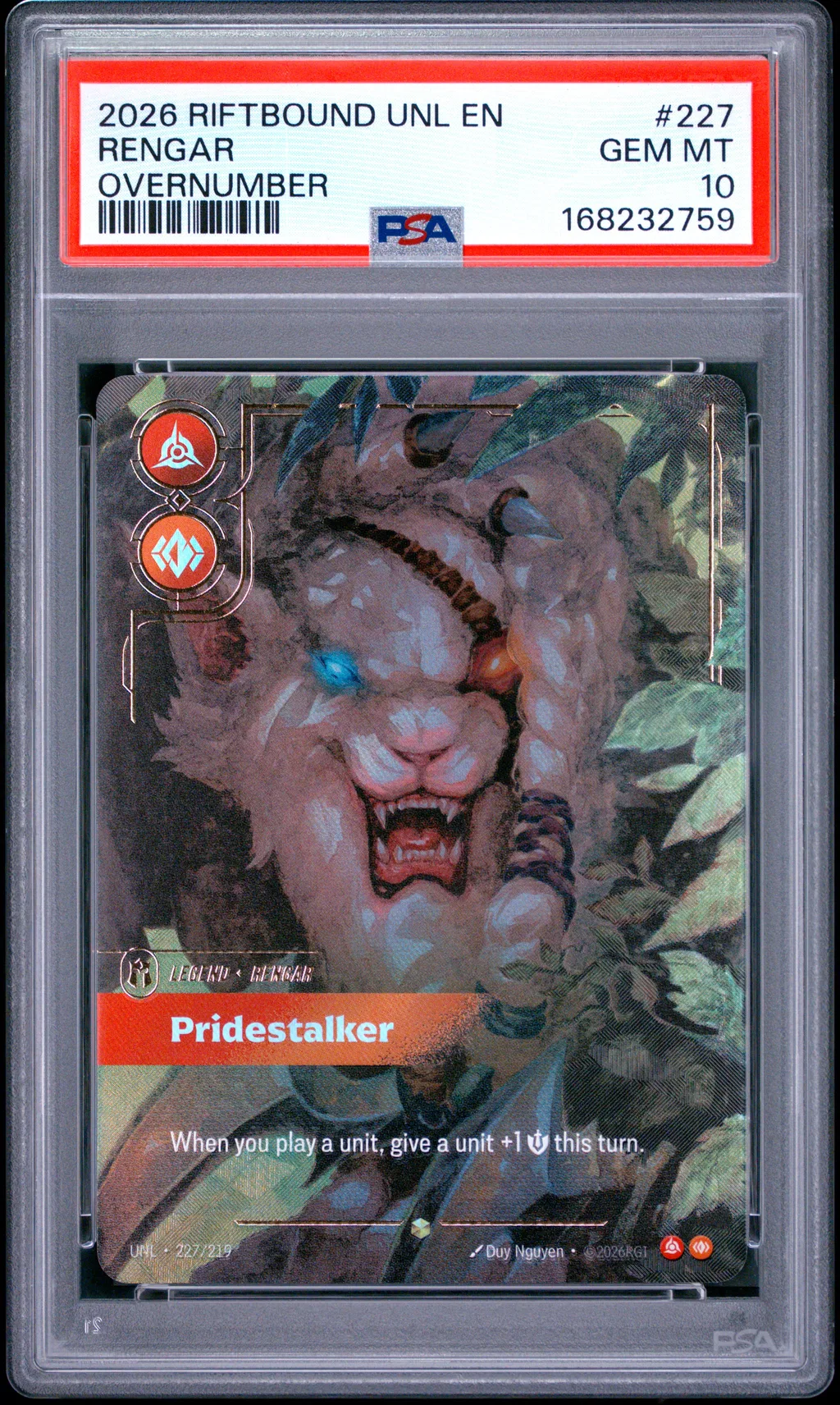 Rengar - Pridestalker card artwork