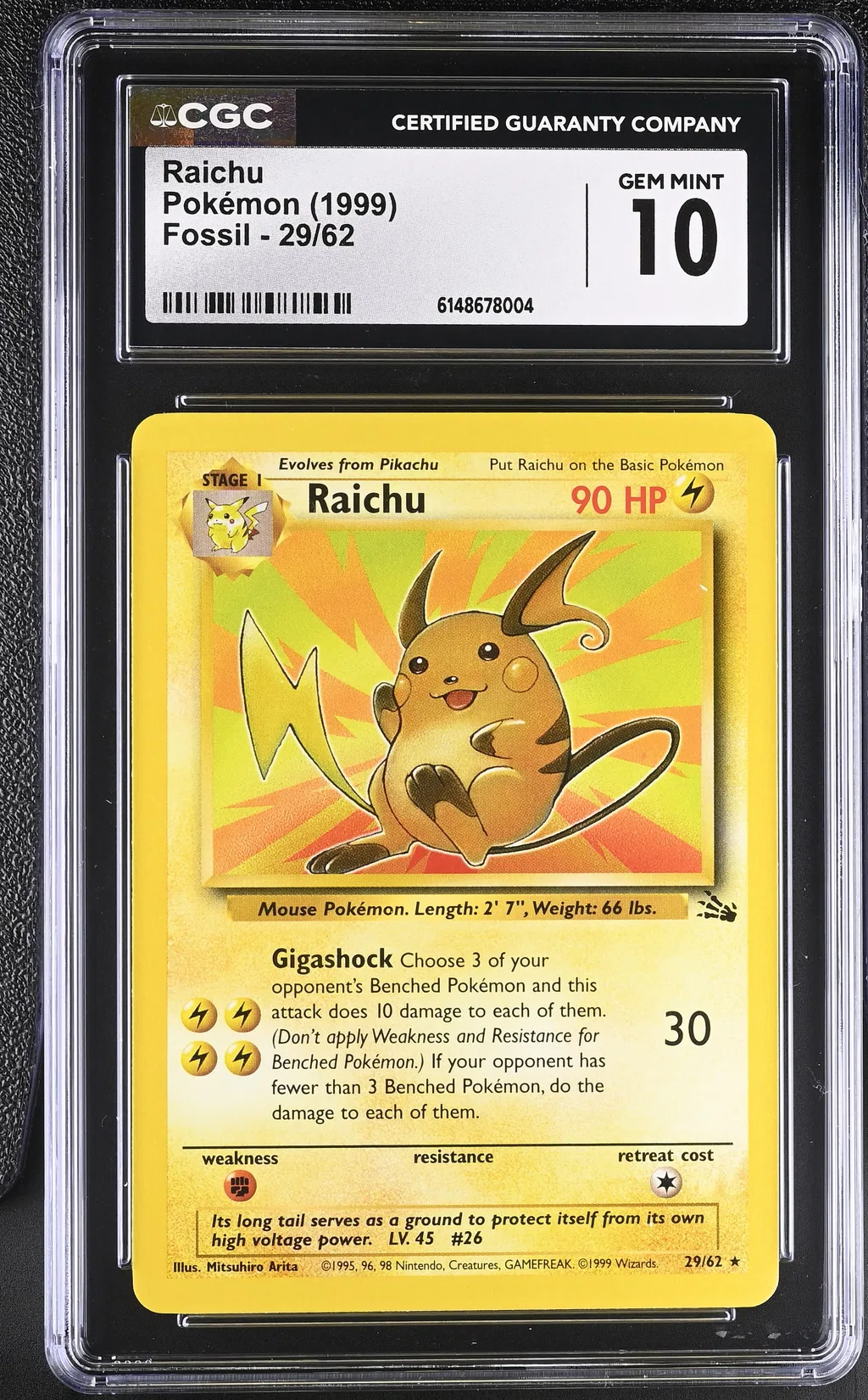Raichu card artwork