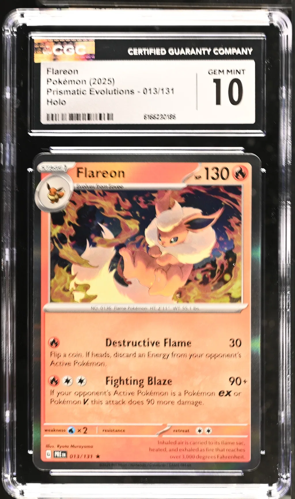 Flareon card artwork