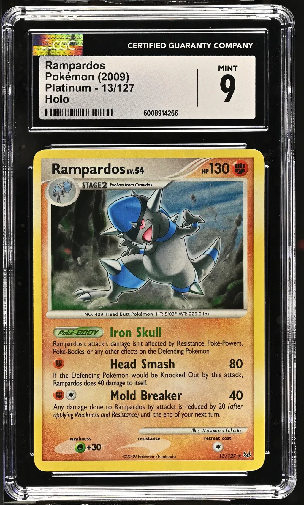 Rampardos-Holo card artwork
