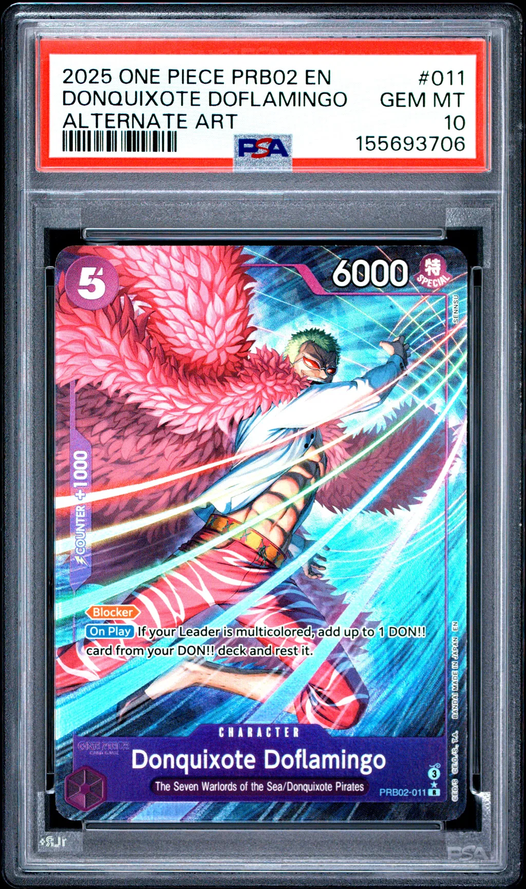 Donquixote Doflamingo card artwork