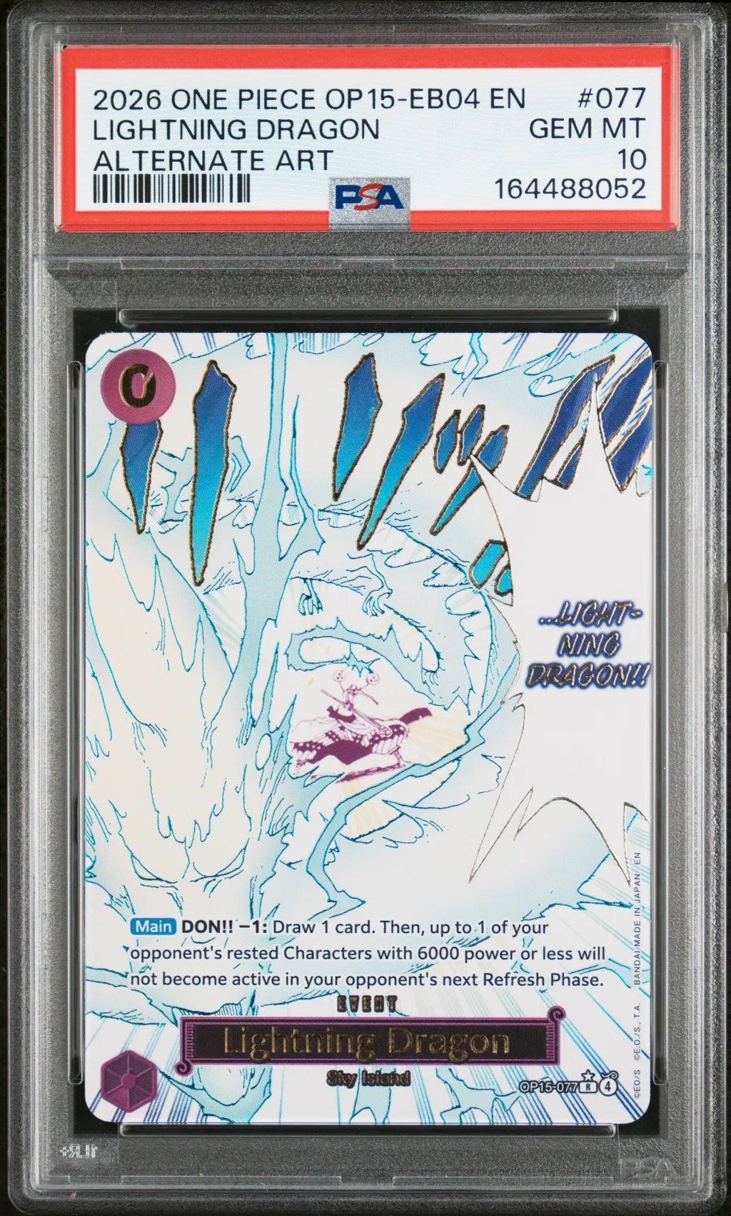 Lightning Dragon card artwork