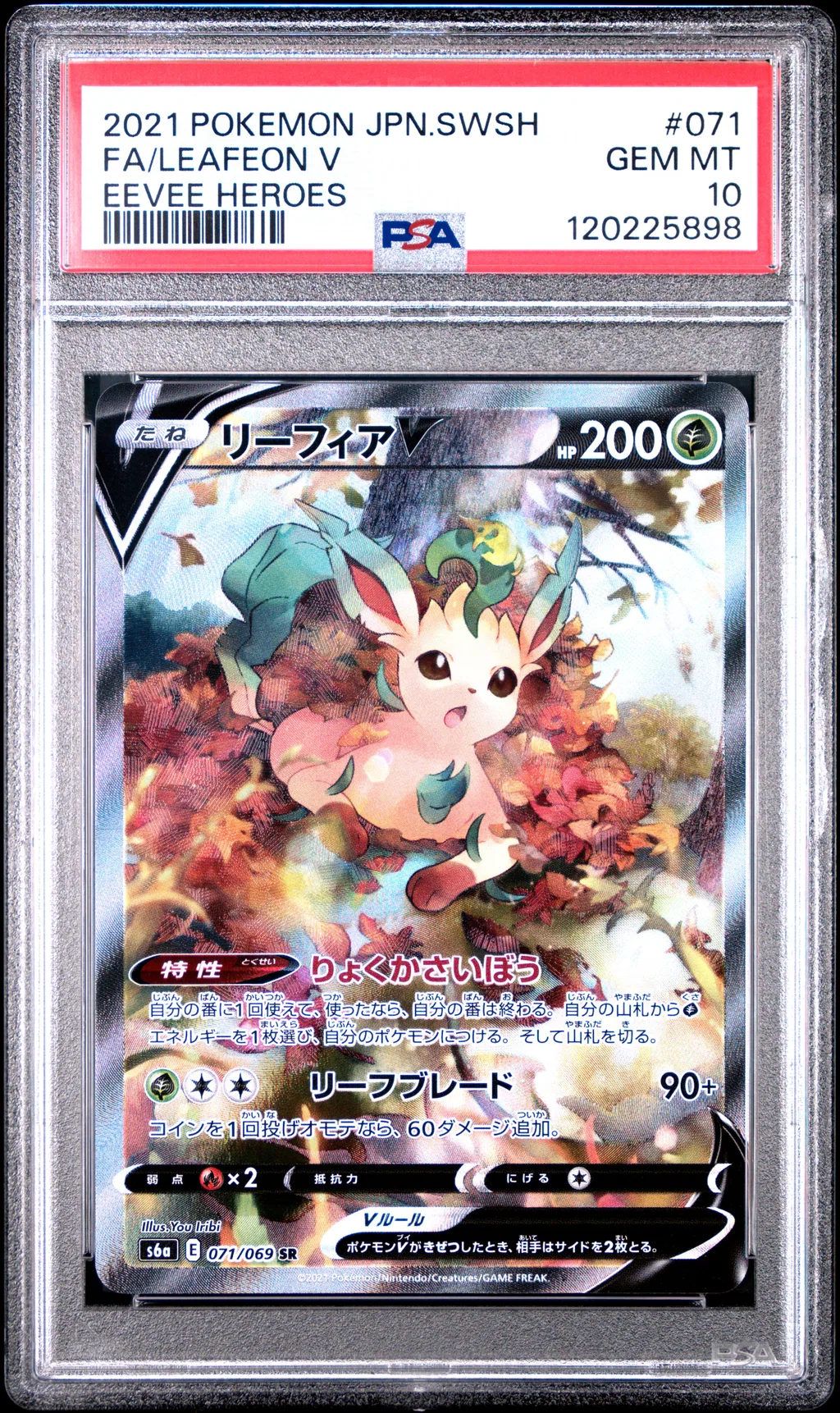 Full Art/Leafeon V card artwork