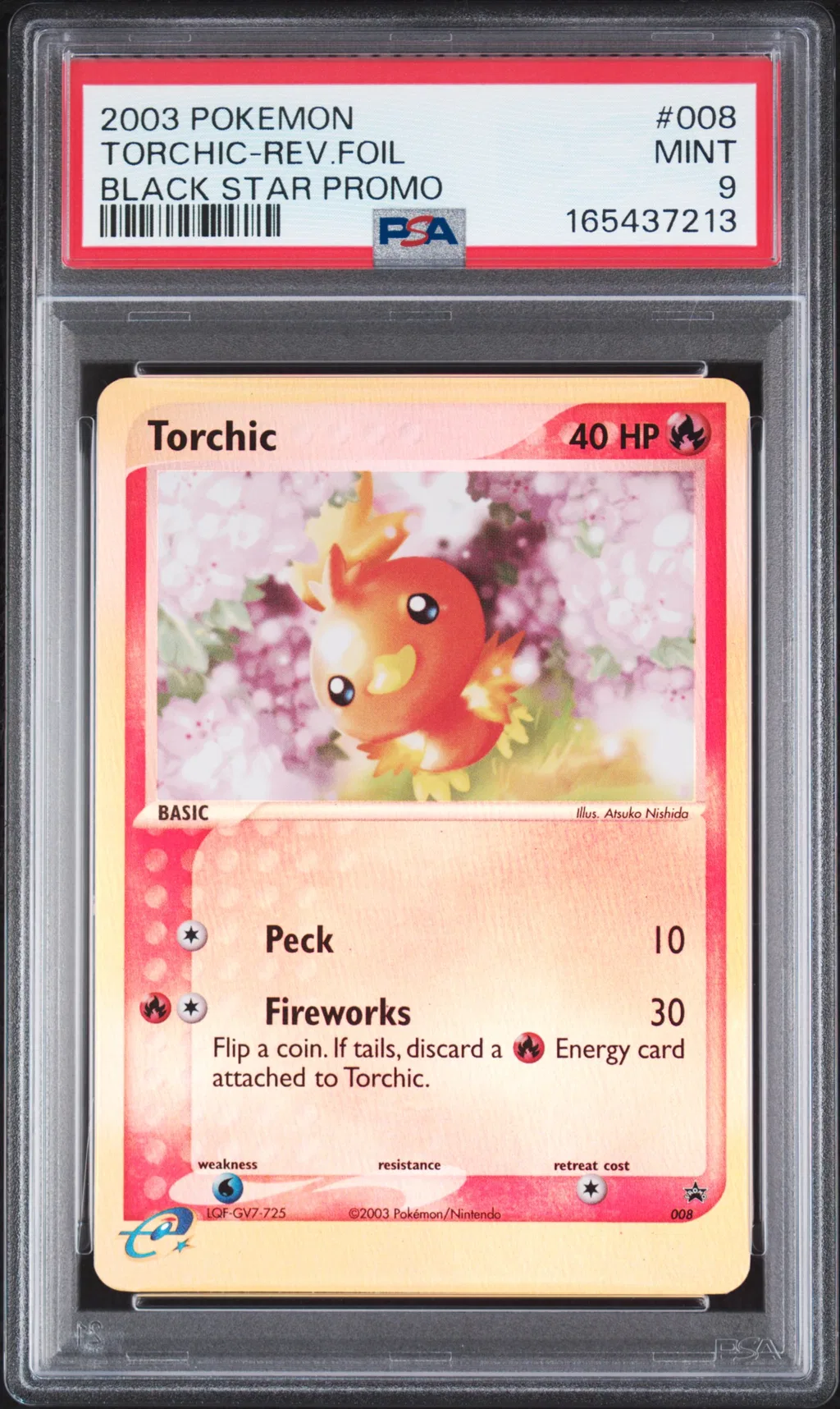Torchic-Reverse Foil card artwork