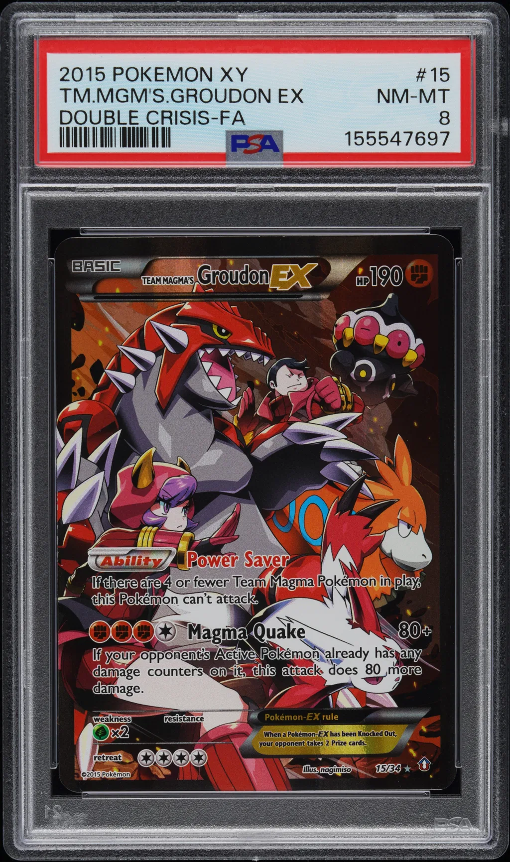 Full Art/Team Magma's Groudon EX card artwork