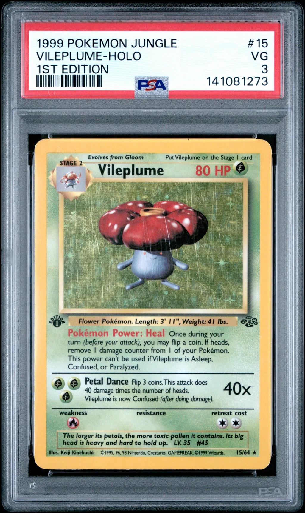 Vileplume-Holo card artwork