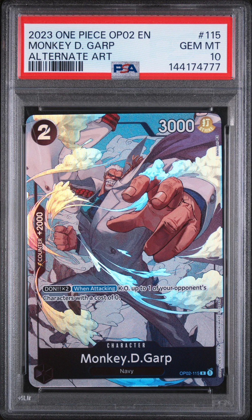 Monkey D. Garp card artwork