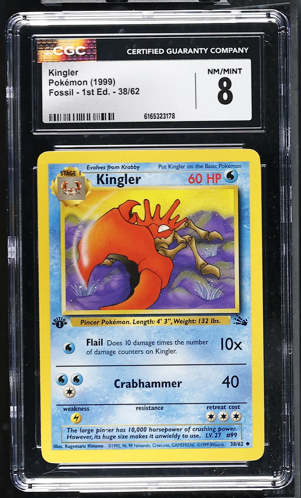 Kingler card artwork
