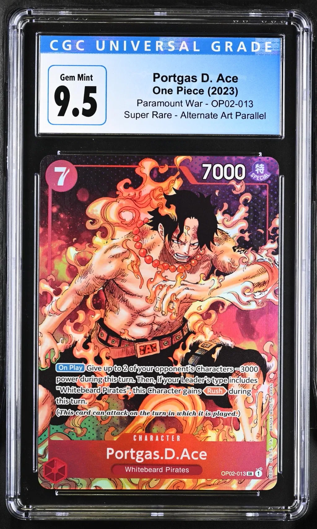 Portgas D. Ace card artwork