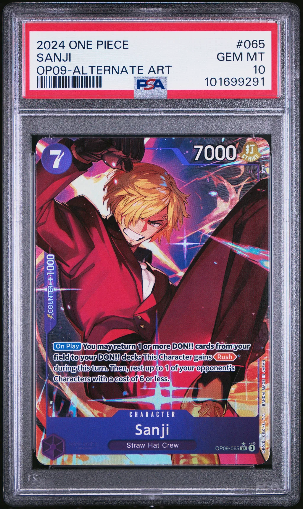 Sanji card artwork