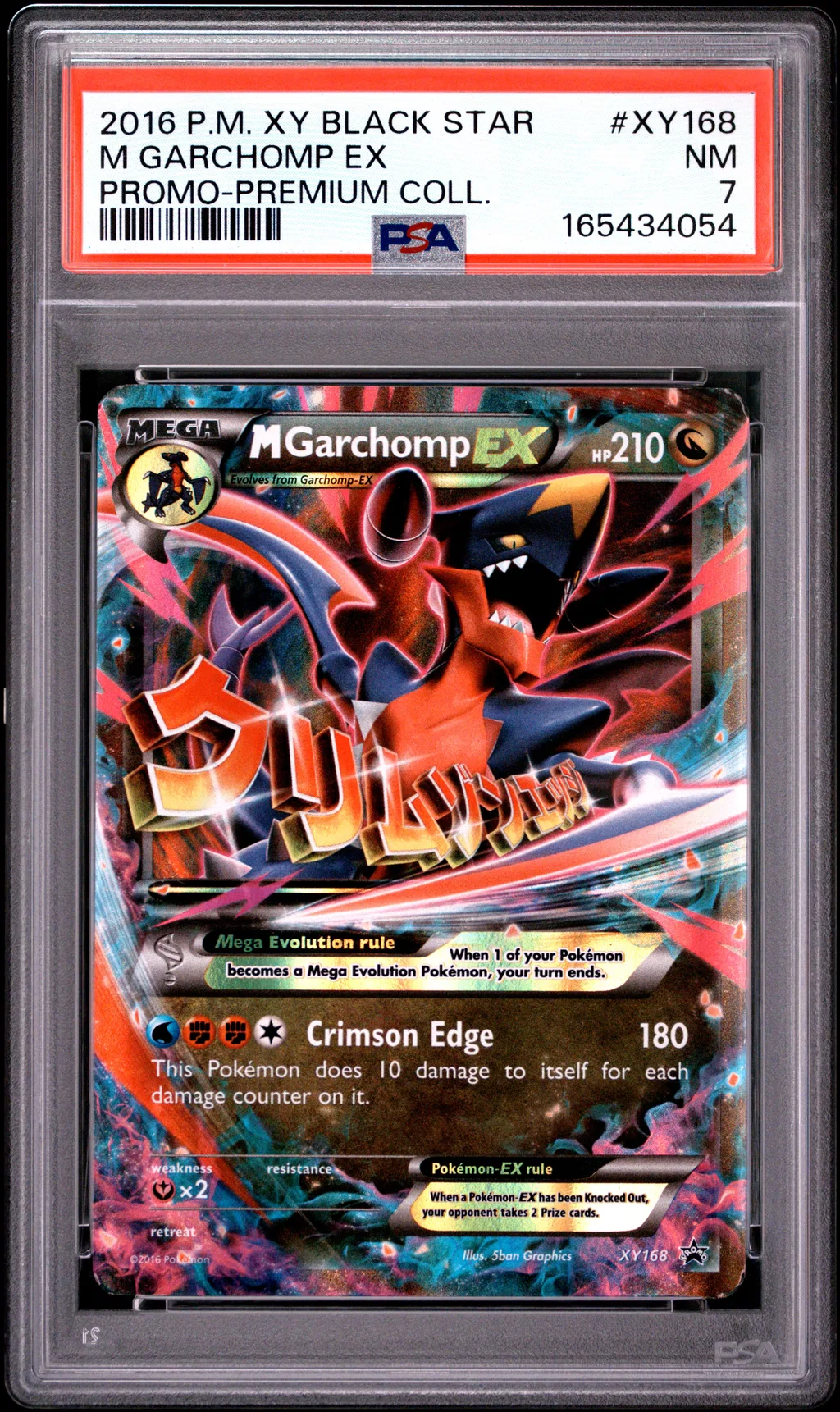M Garchomp EX card artwork