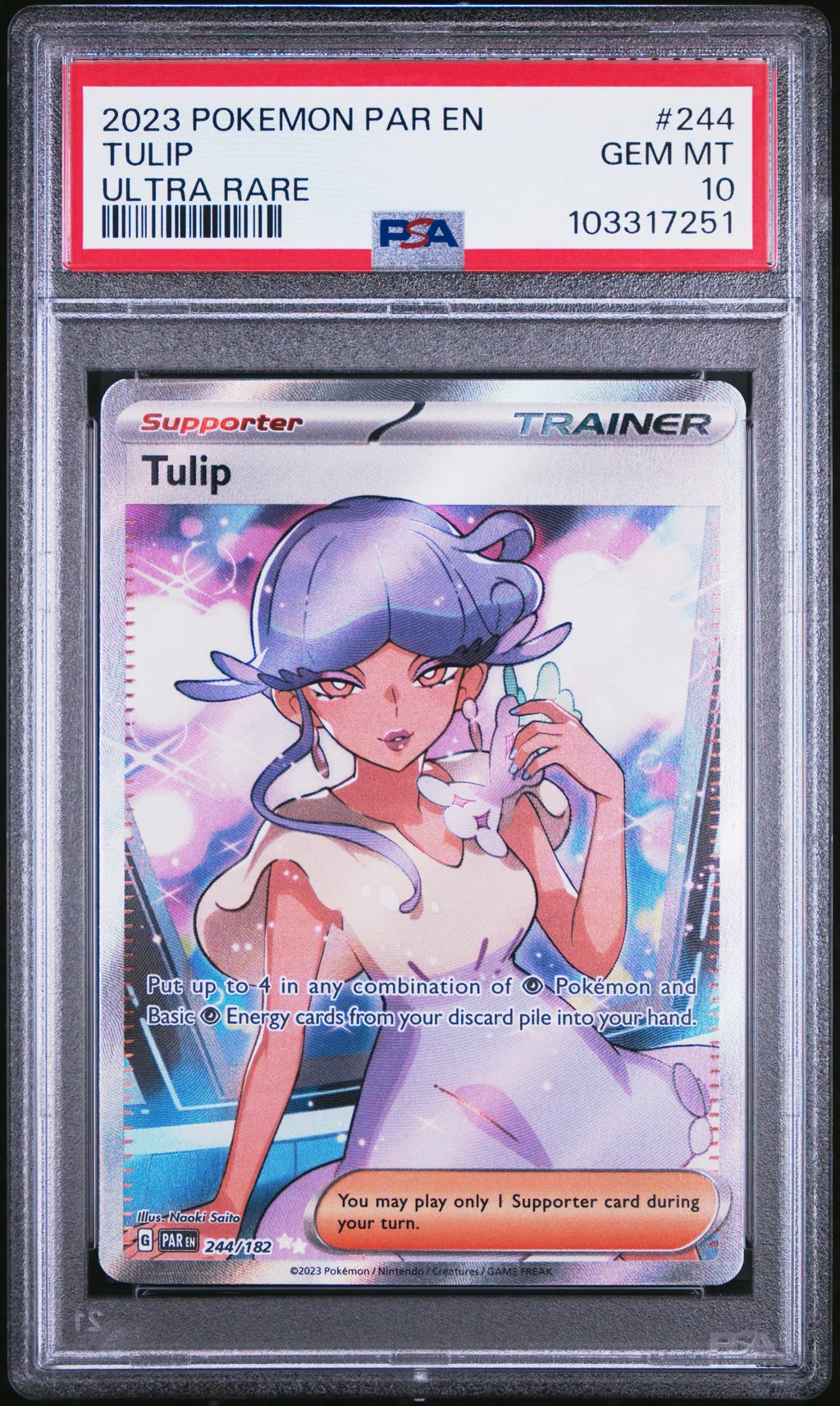 Tulip card artwork