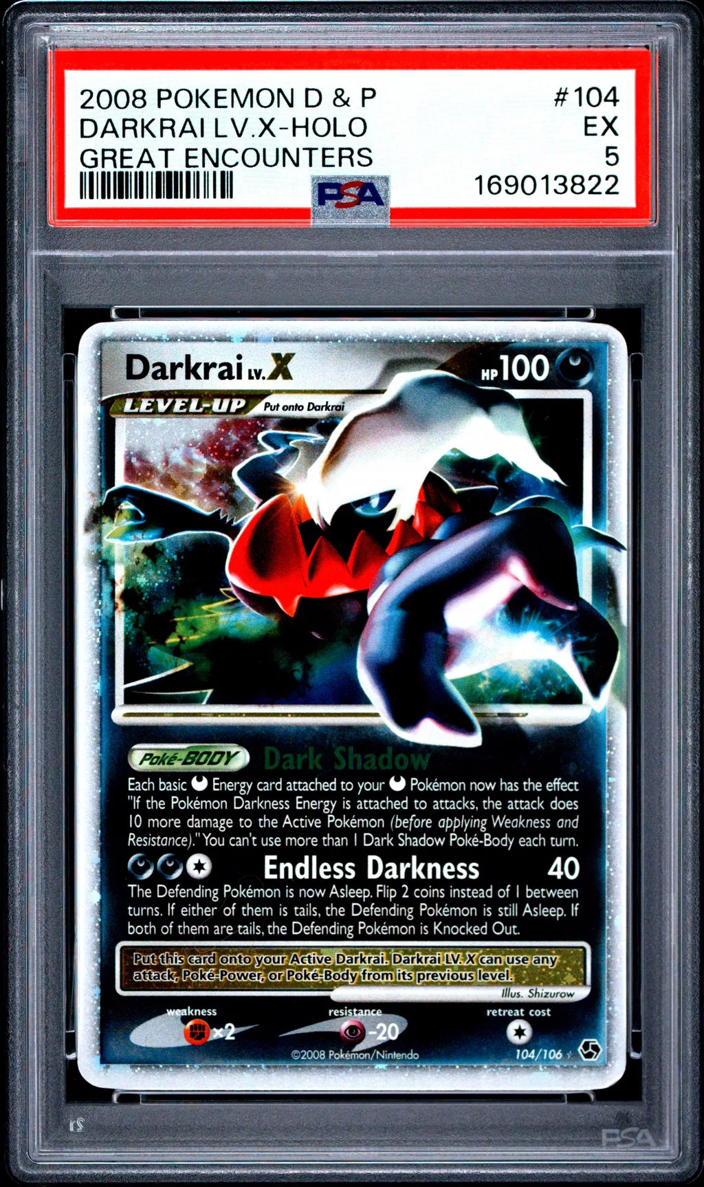 Darkrai LV.X-Holo card artwork