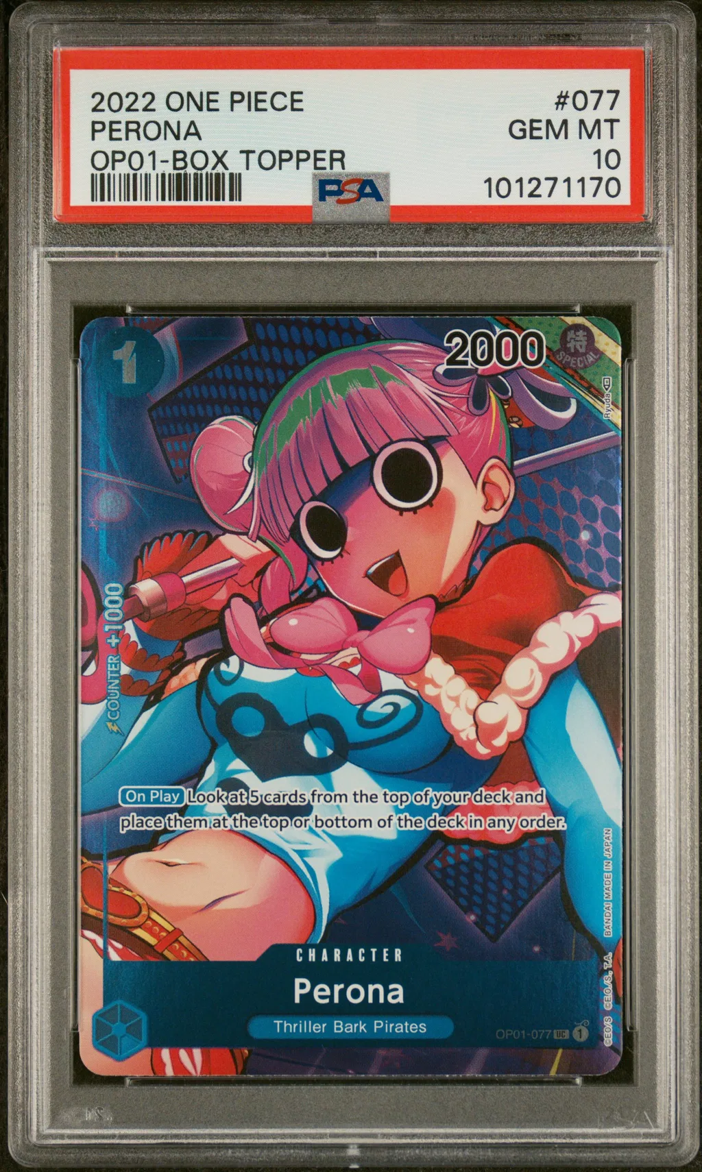 Perona card artwork