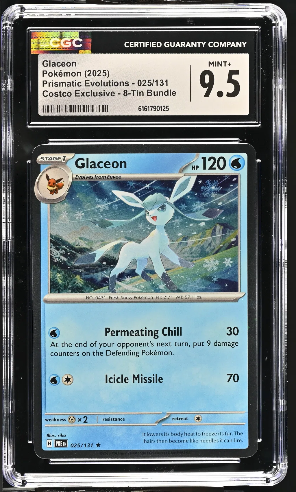 Glaceon card artwork