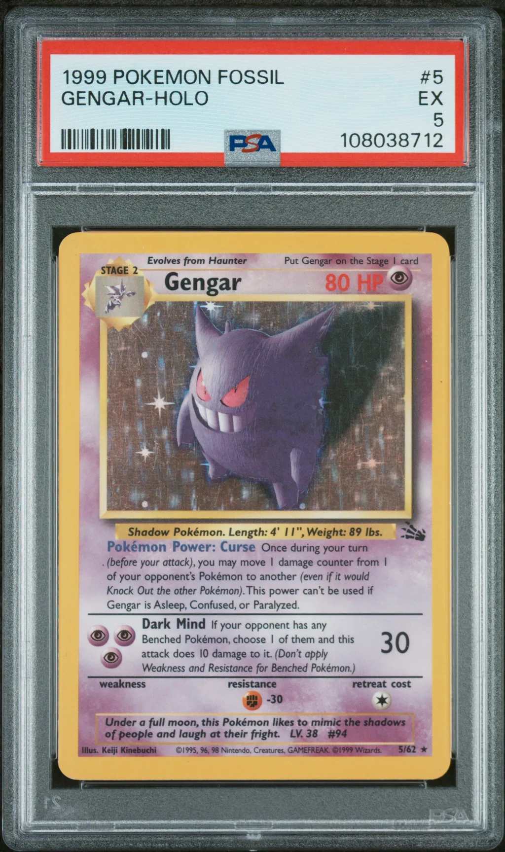 Gengar-Holo card artwork