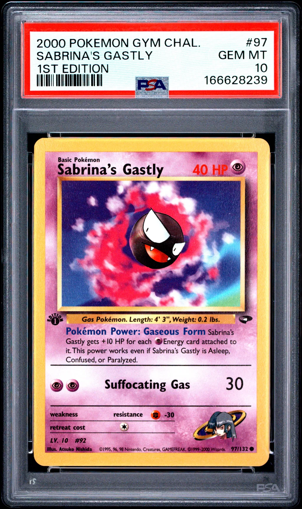 Sabrina's Gastly card artwork