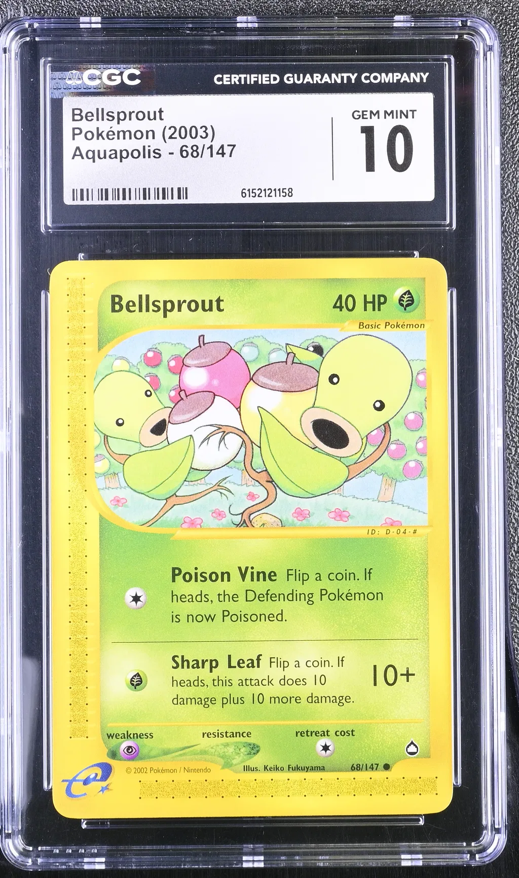 Bellsprout card artwork
