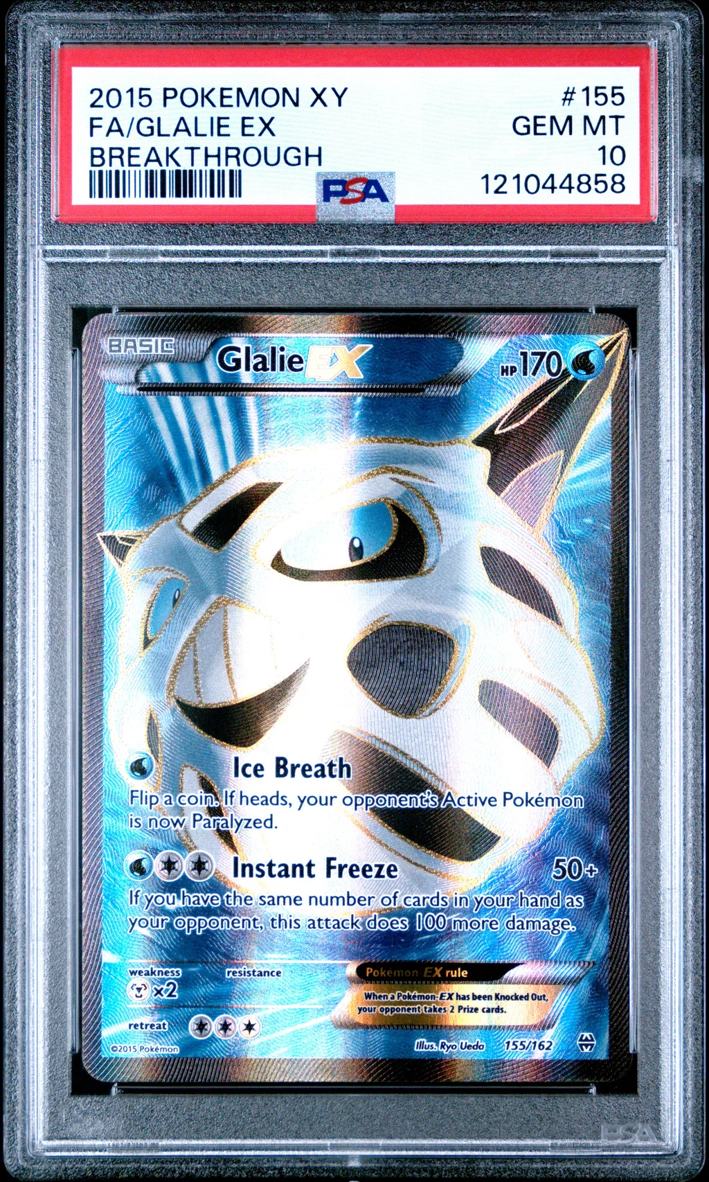 Full Art/Glalie EX card artwork