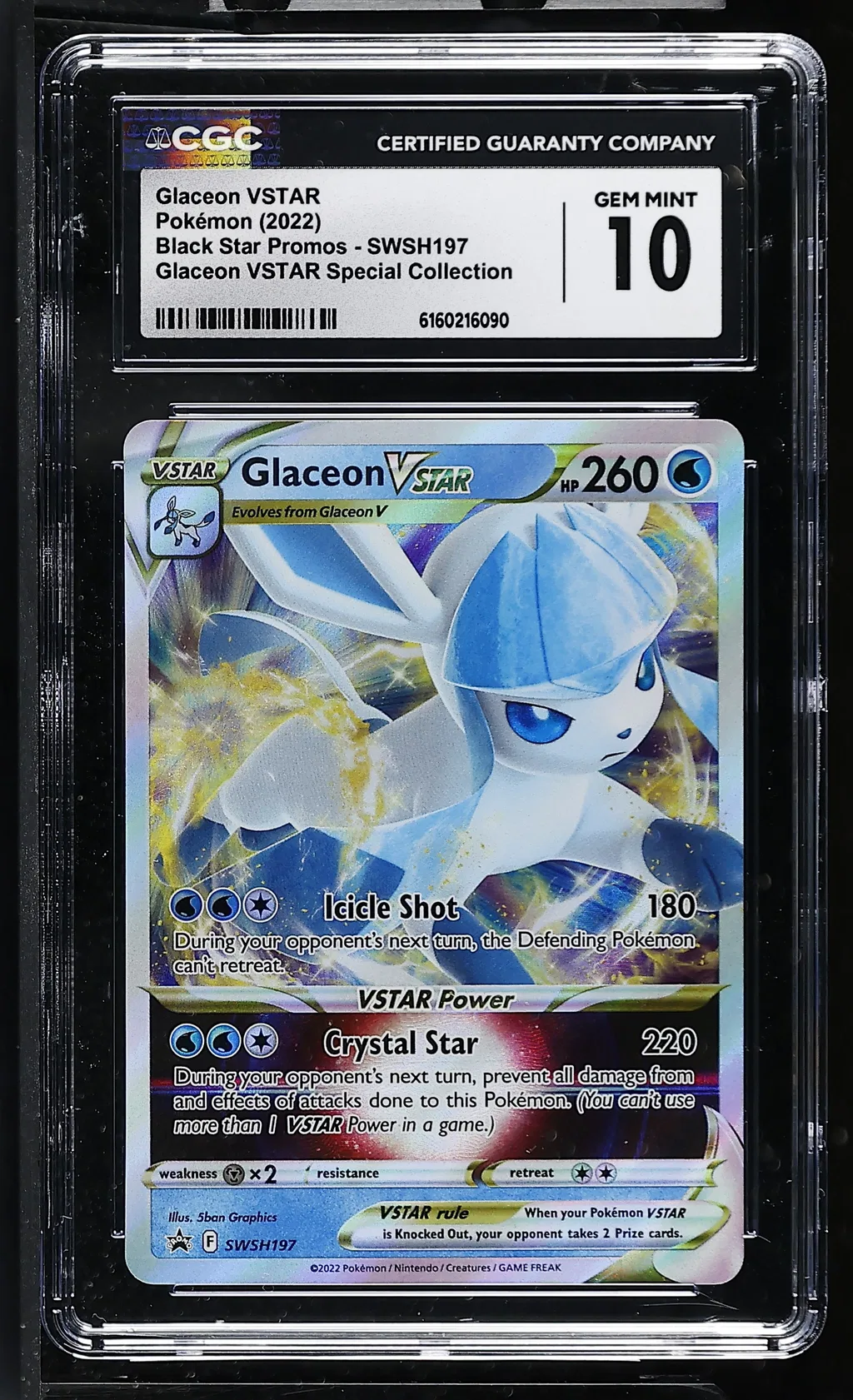 Glaceon VSTAR card artwork