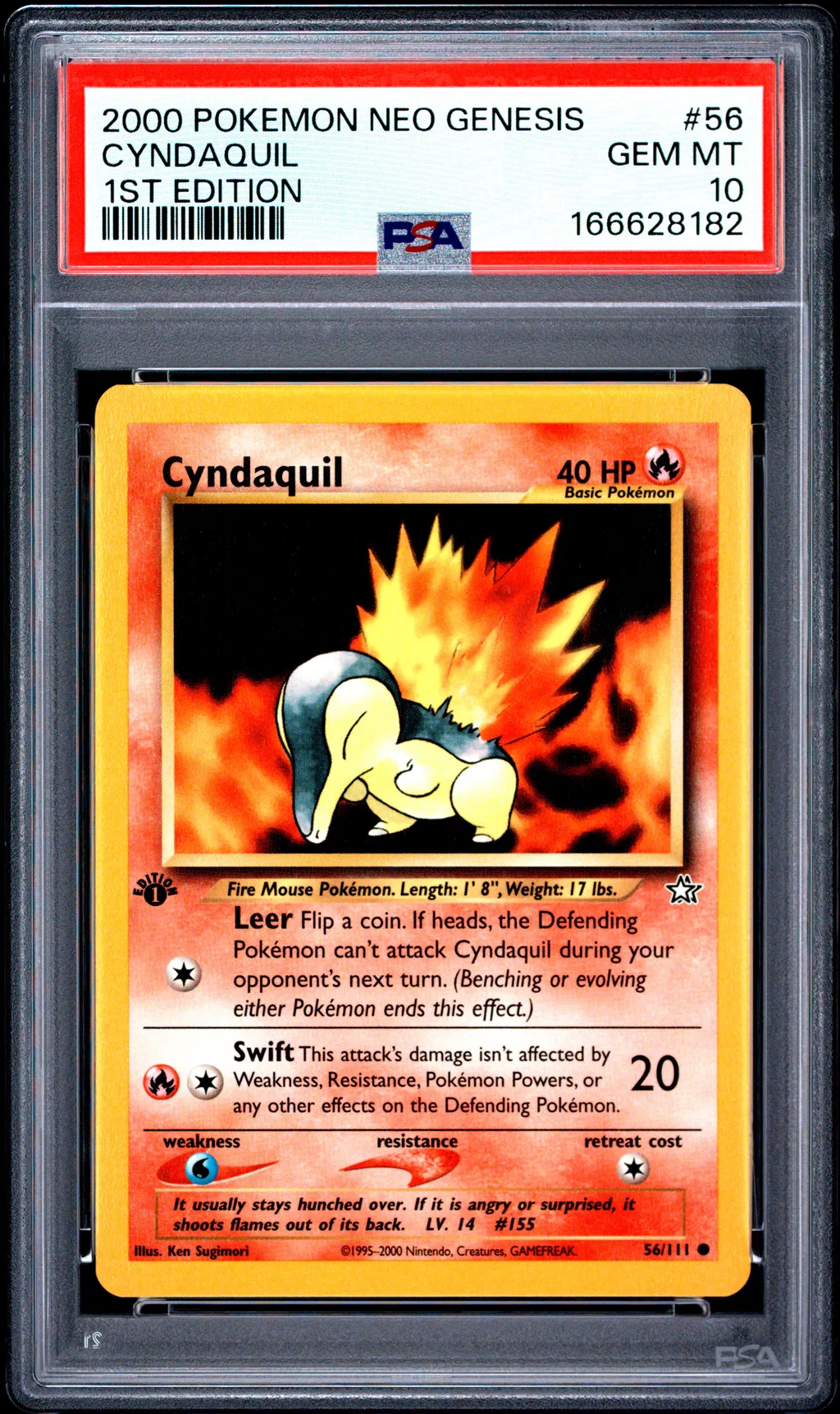 Cyndaquil card artwork