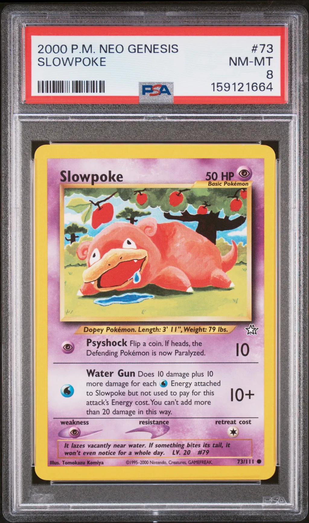 Slowpoke card artwork