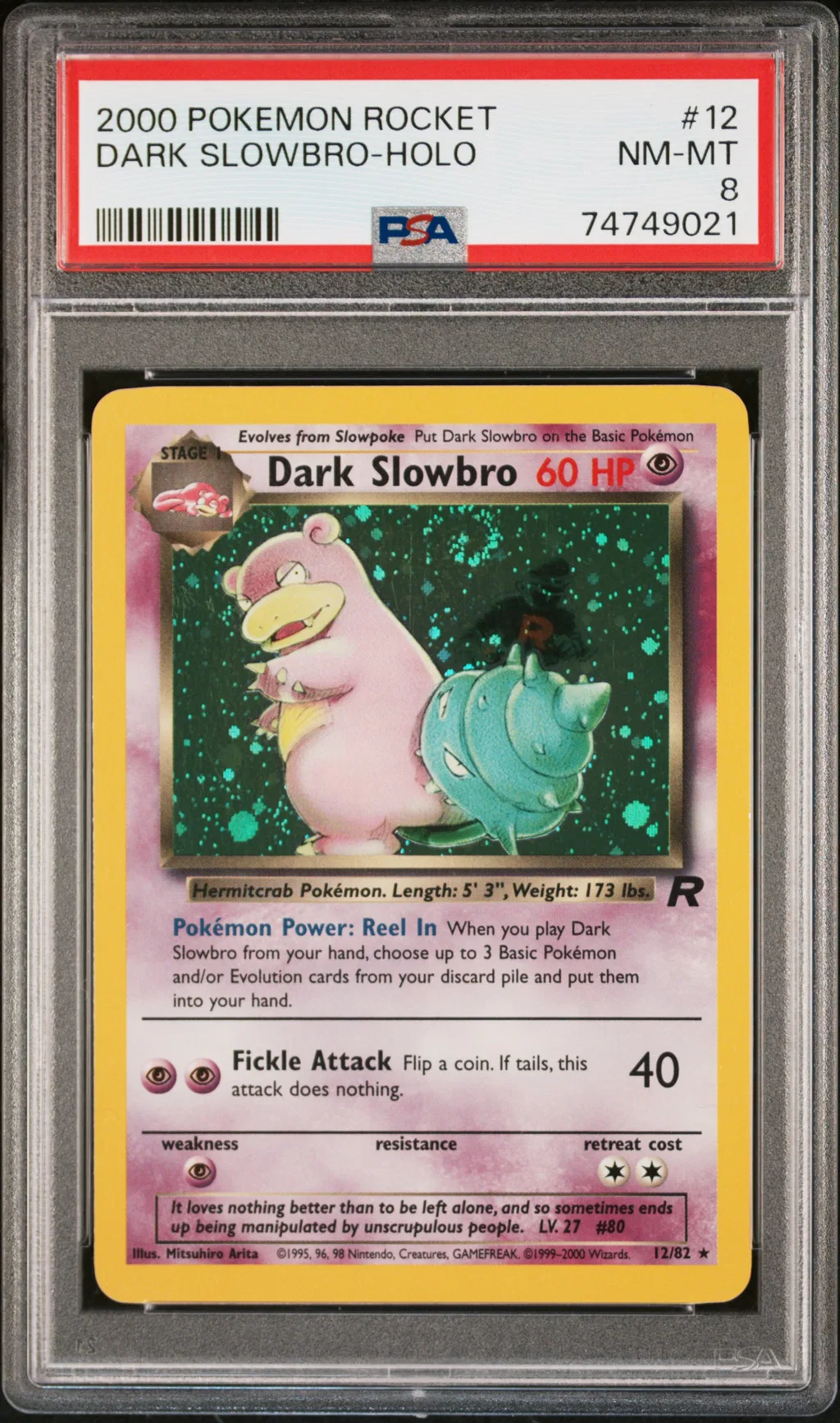 Dark Slowbro-Holo card artwork