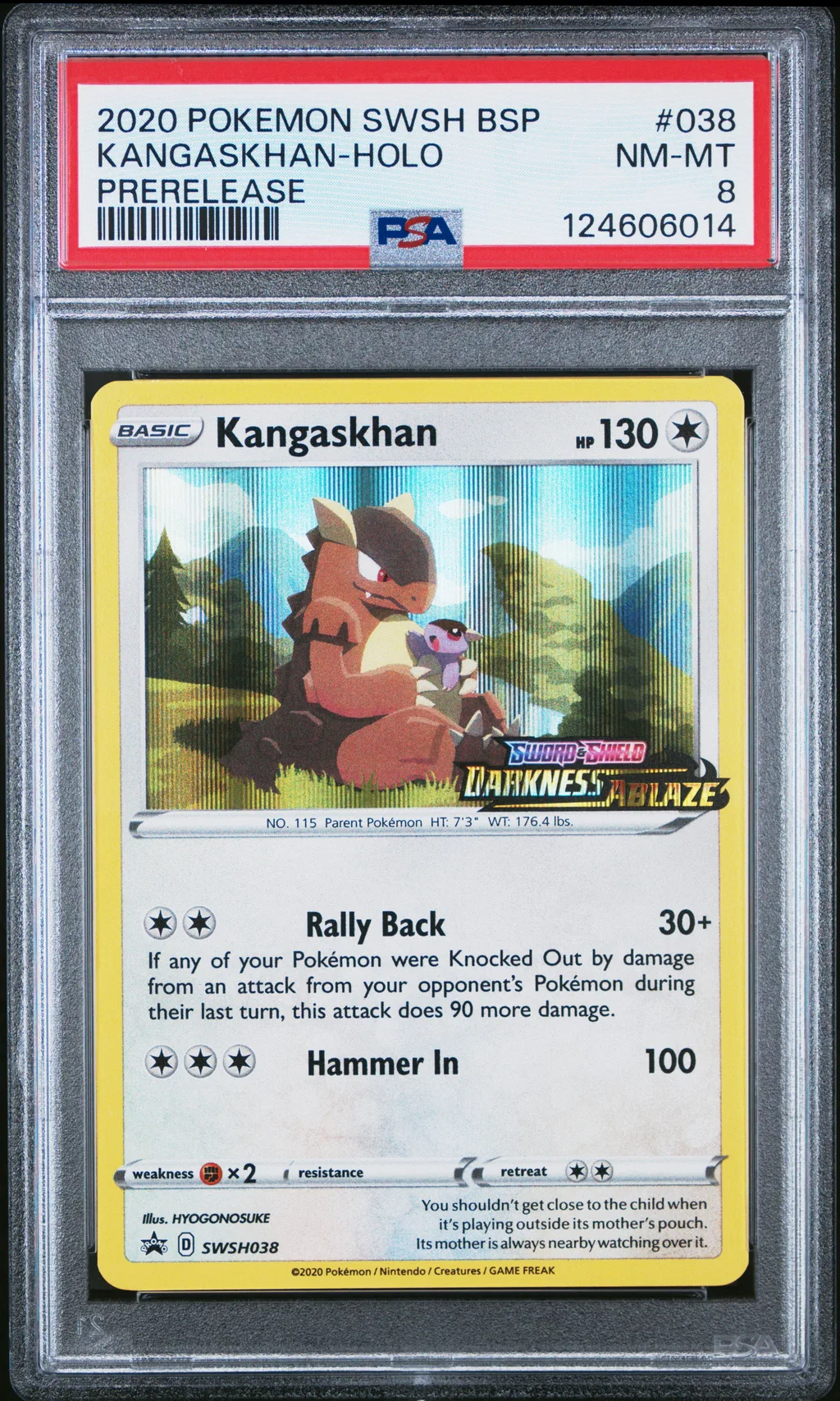 Kangaskhan-Holo card artwork