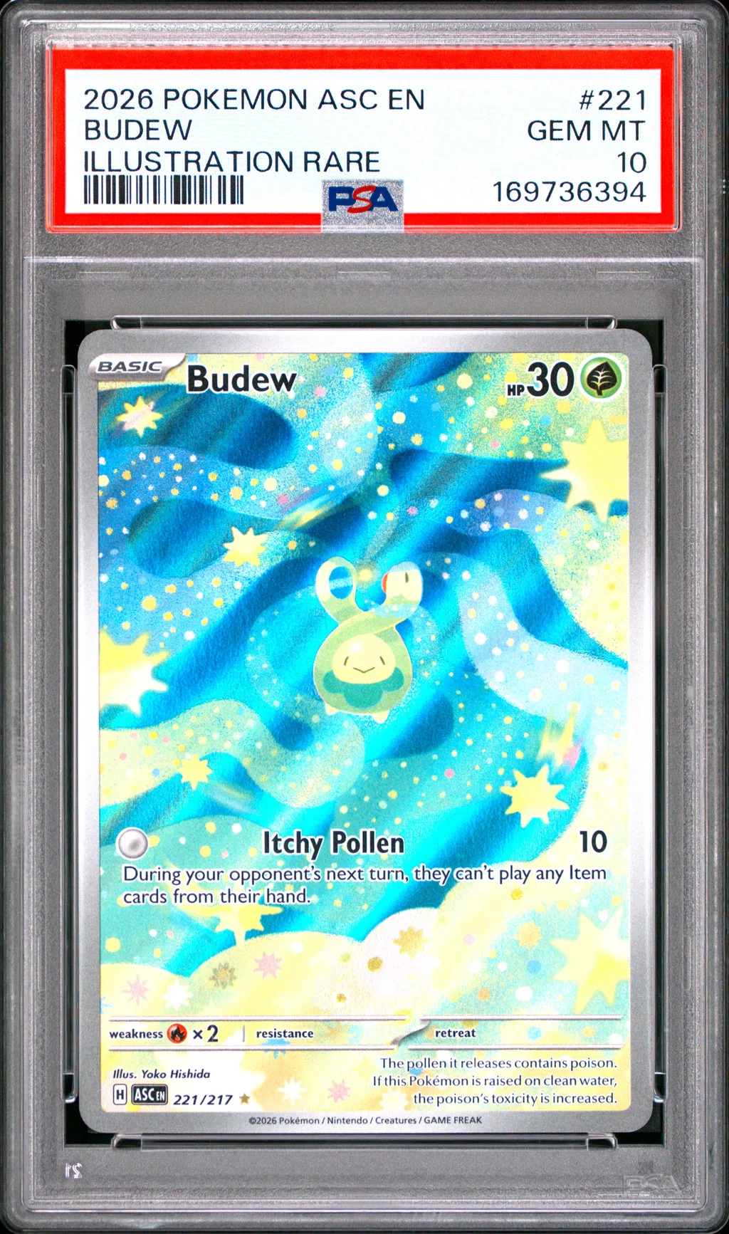 Budew card artwork