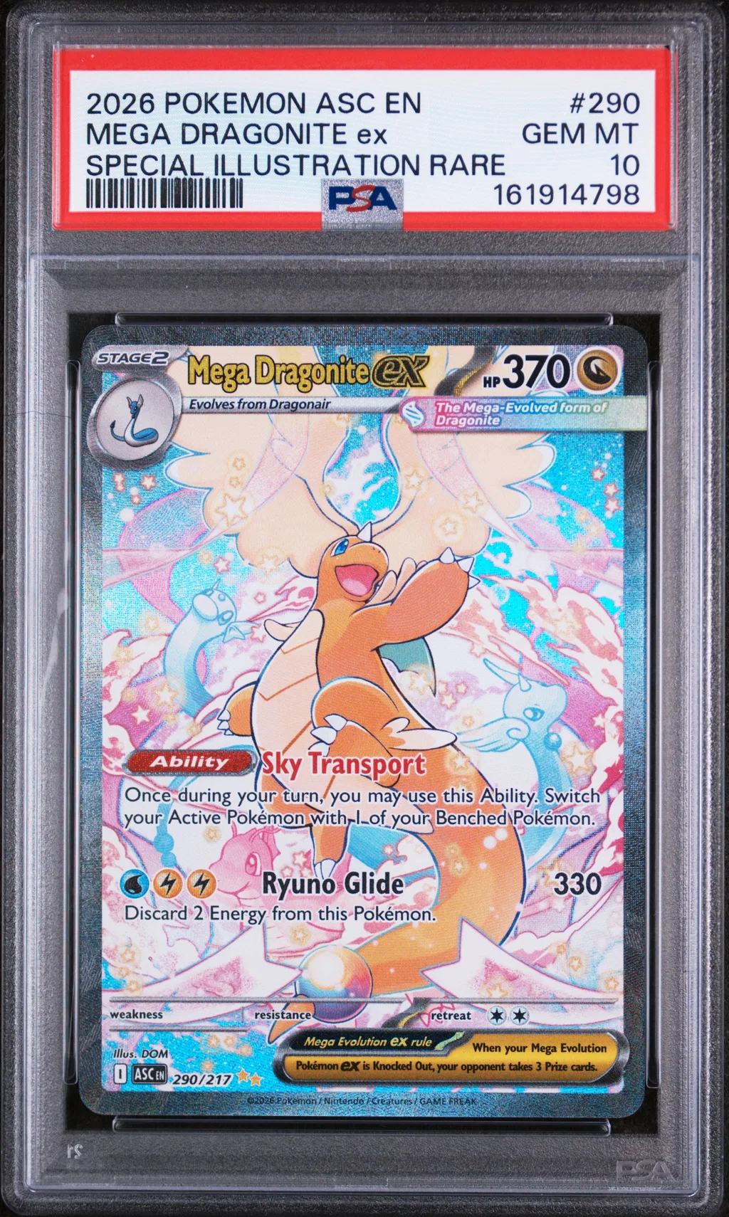 Mega Dragonite EX card artwork