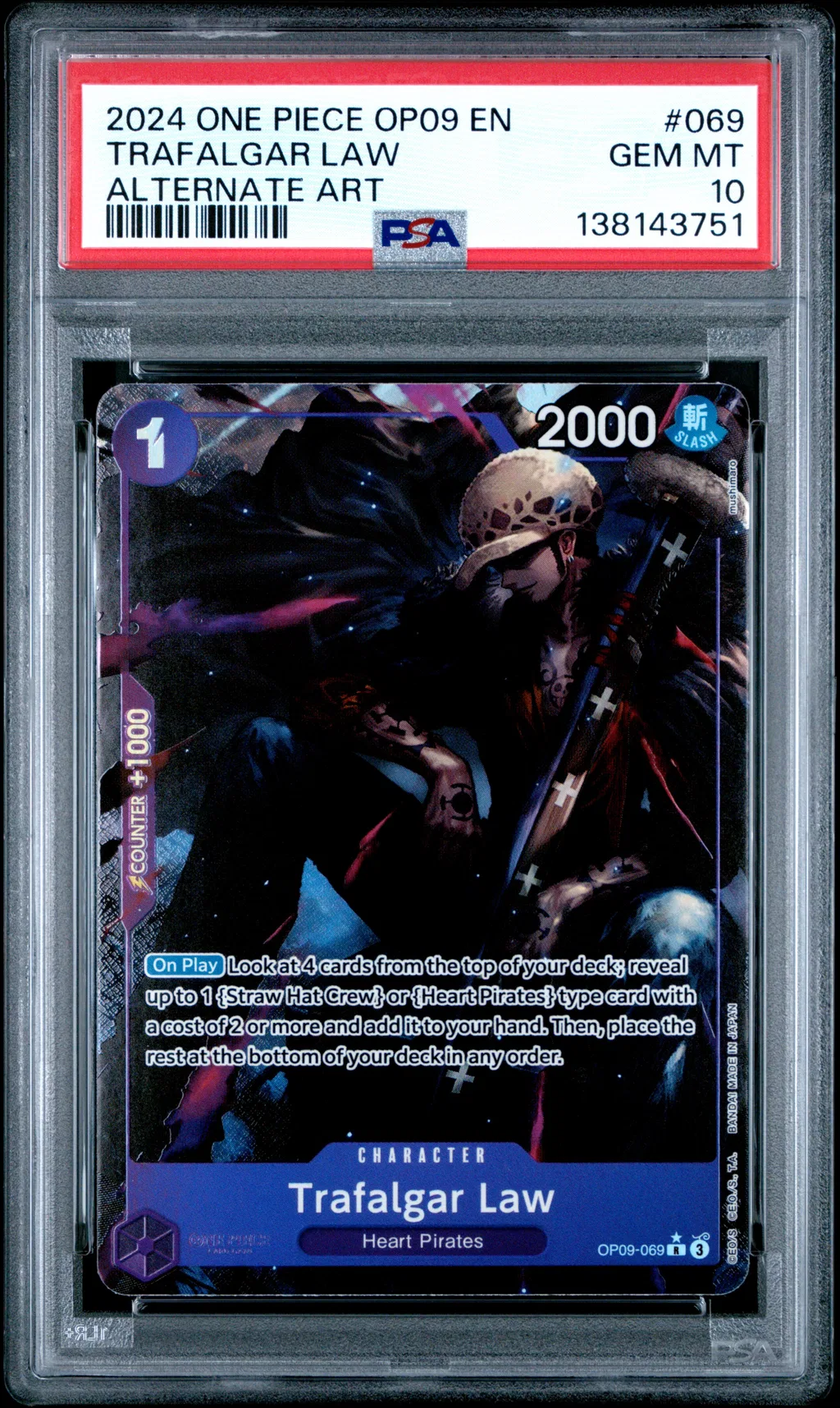 Trafalgar Law card artwork