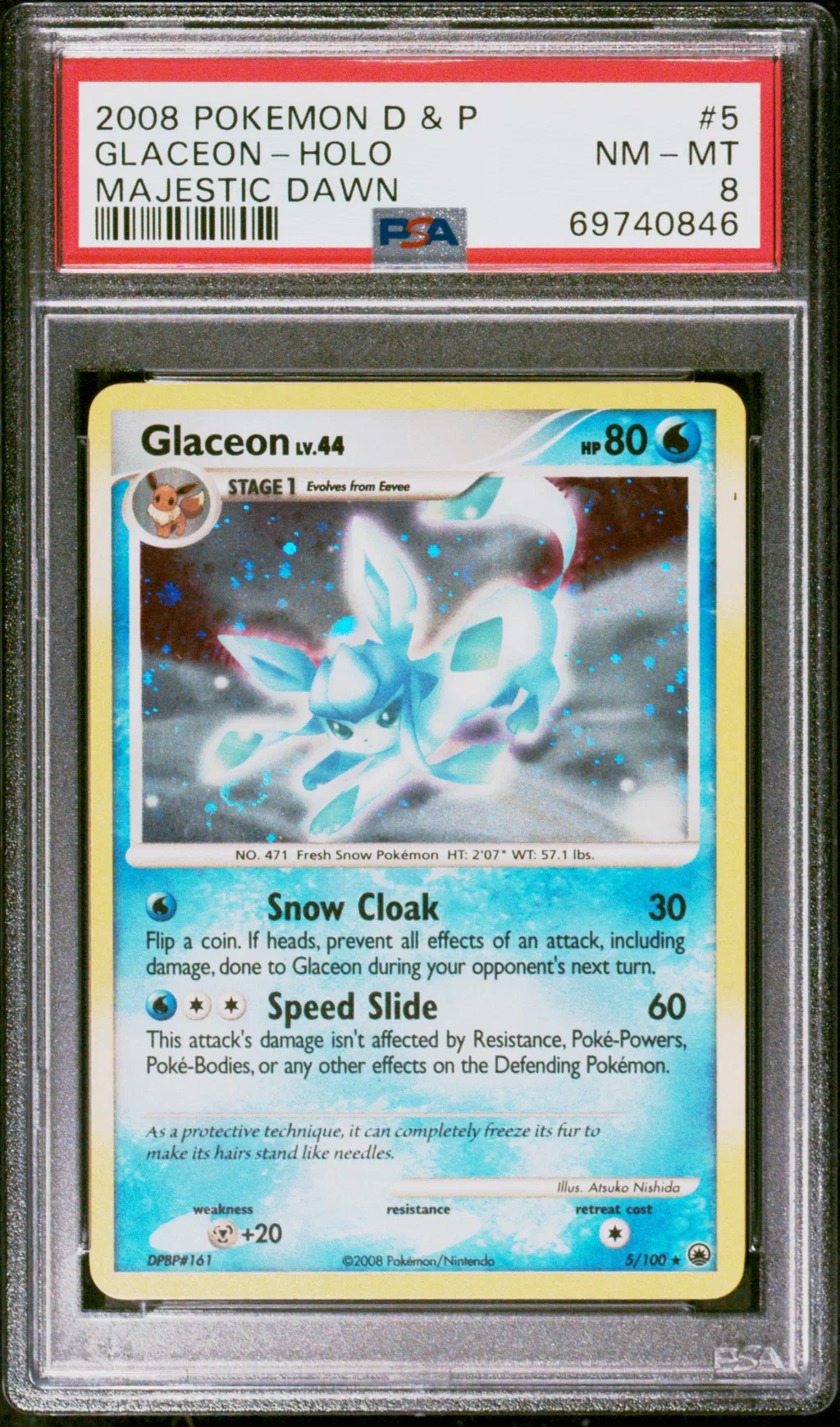 Glaceon-Holo card artwork