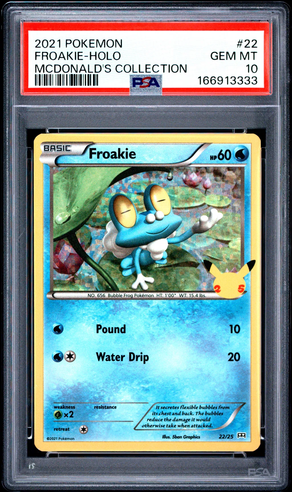 Froakie-Holo card artwork