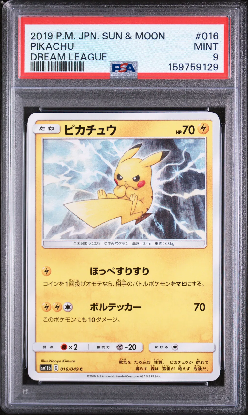Pikachu card artwork