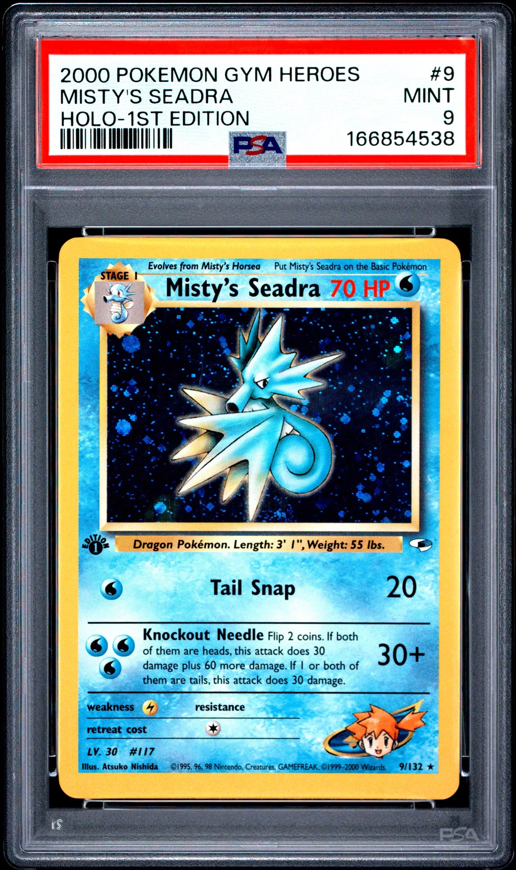 Misty's Seadra card artwork