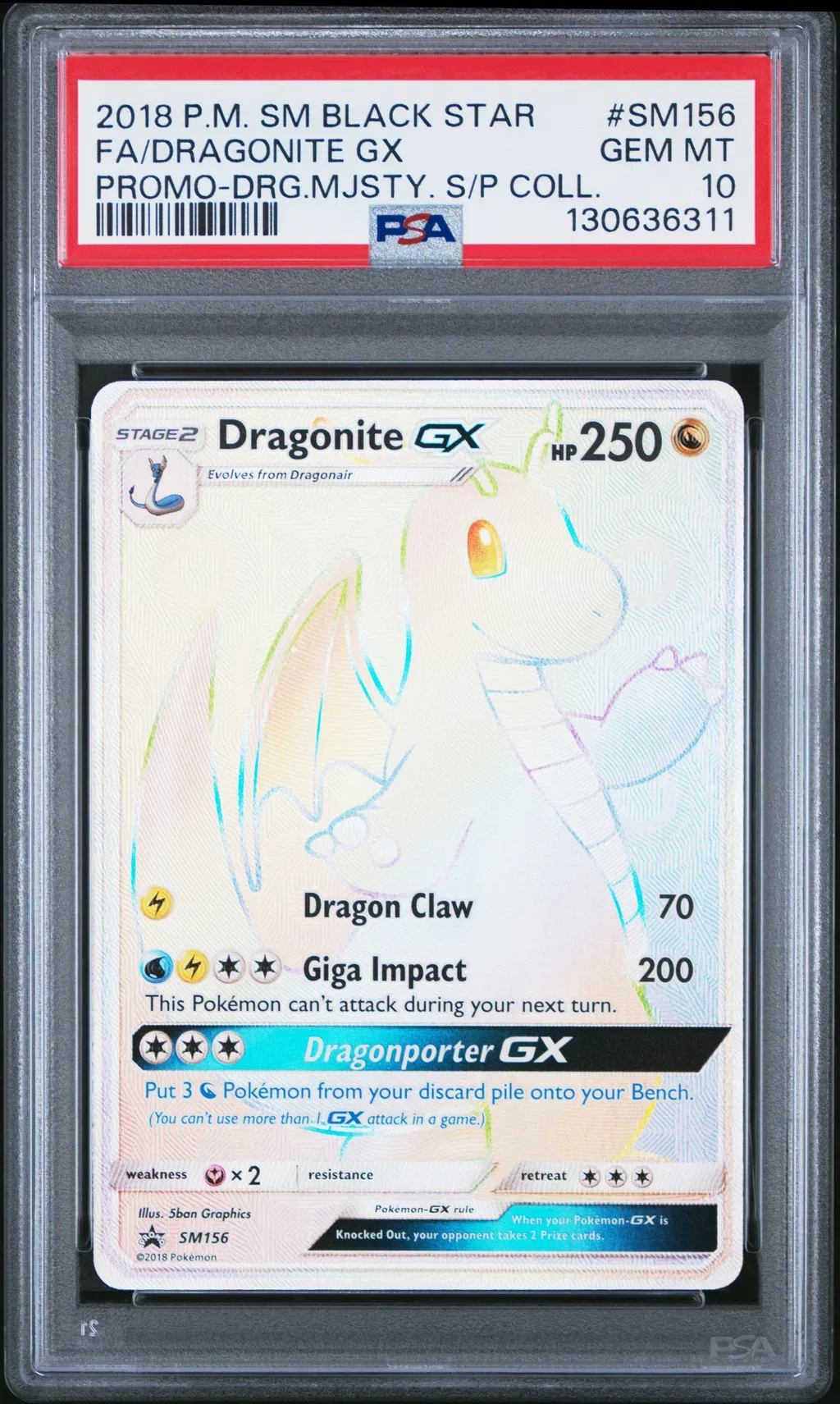 Full Art/Dragonite GX card artwork