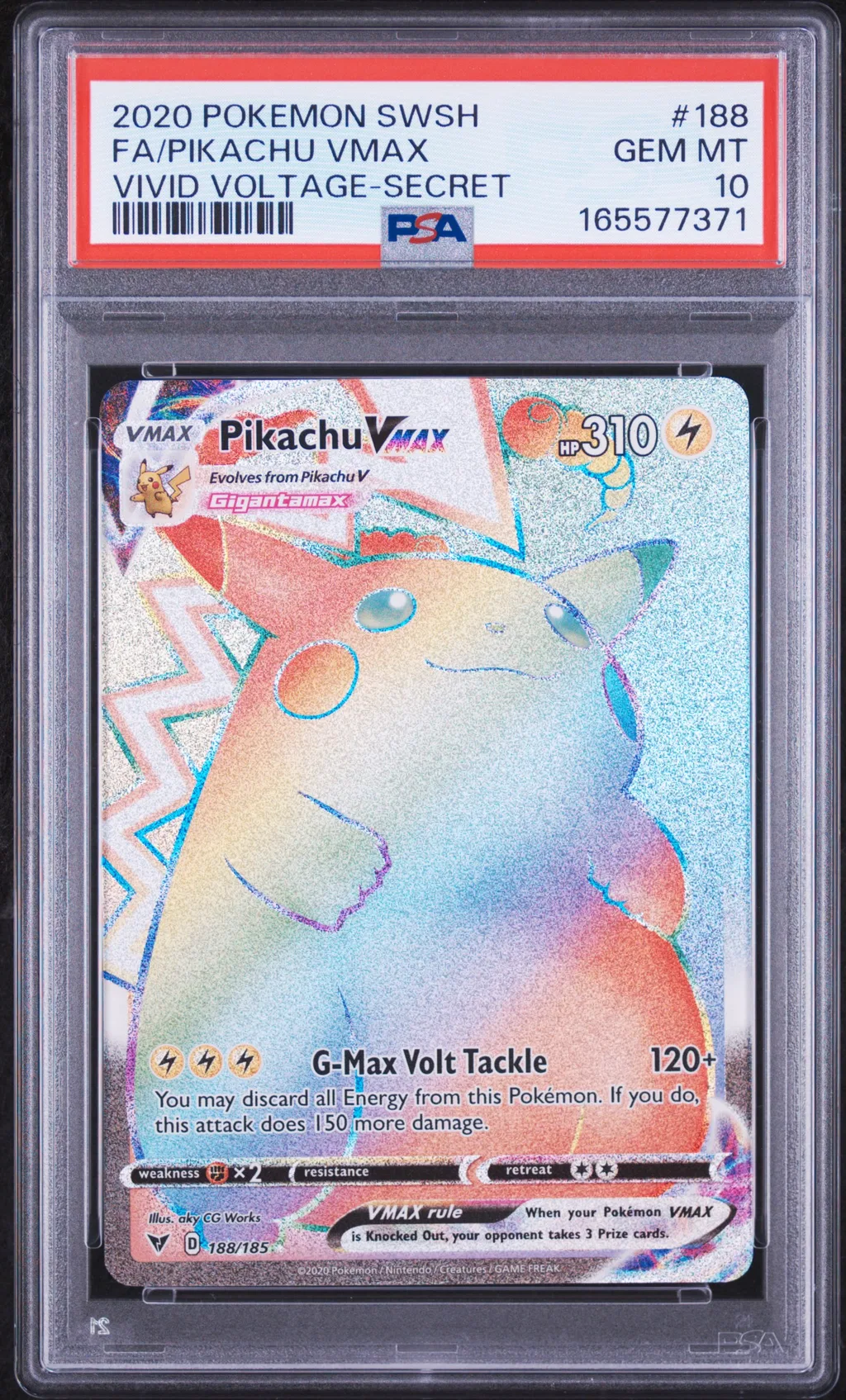 Full Art/Pikachu Vmax card artwork