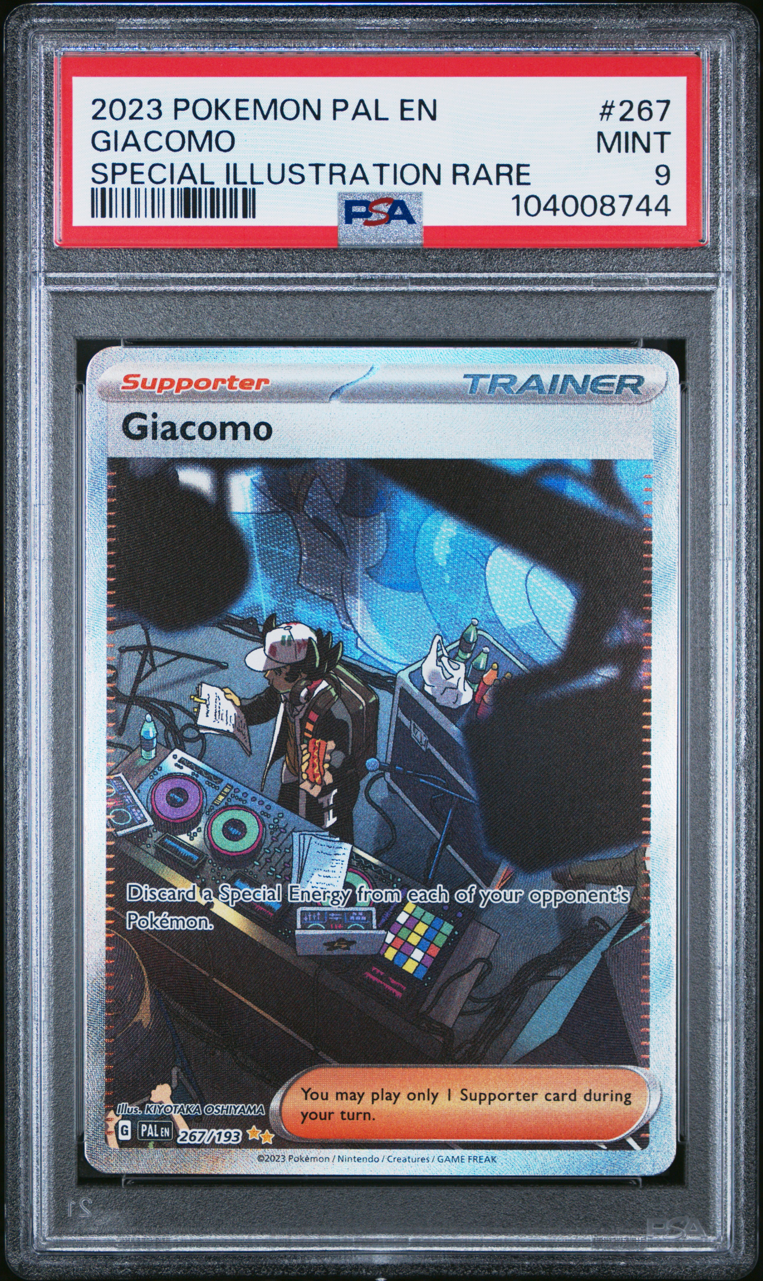 2023 #267 Giacomo PSA 9 Pal En-Paldea Evolved
