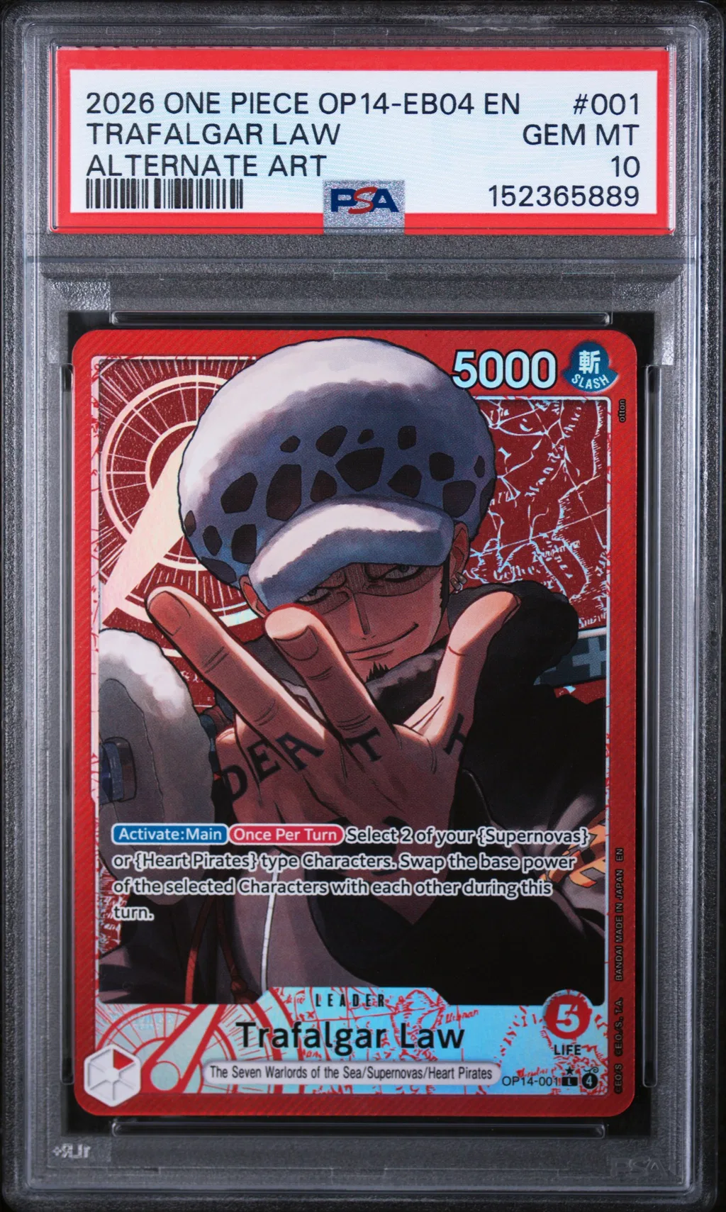 Trafalgar Law card artwork
