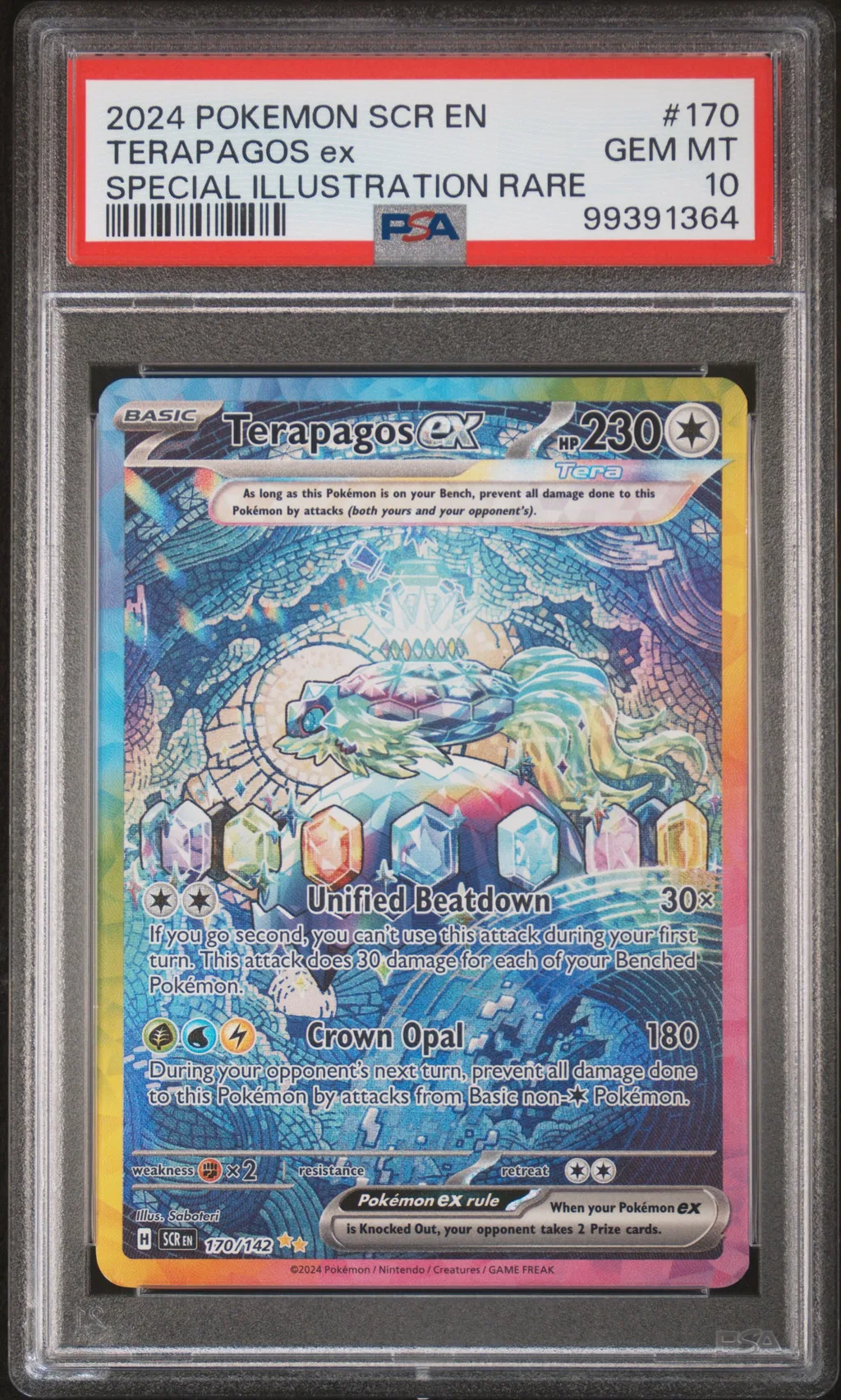Terapagos EX card artwork