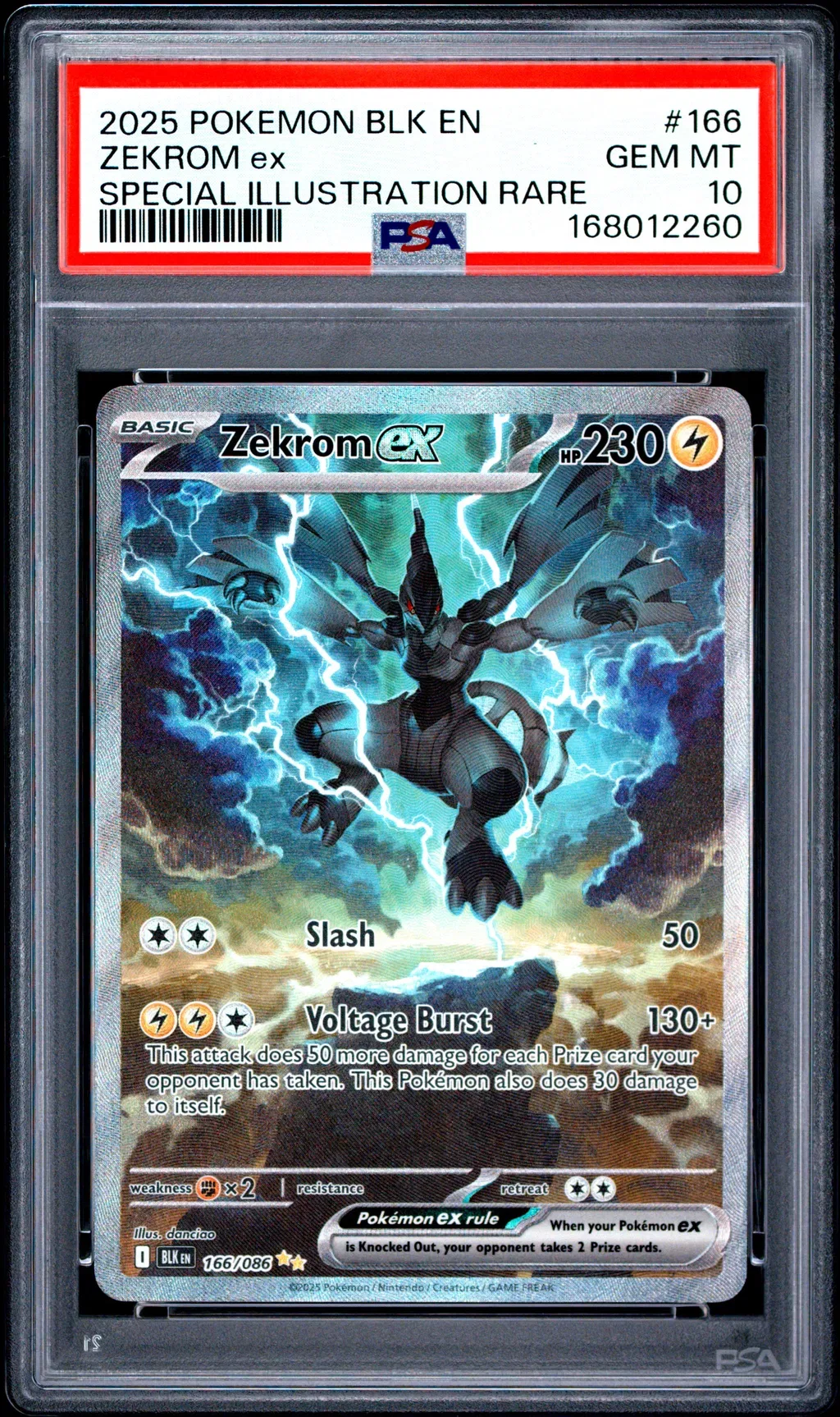 Zekrom EX card artwork