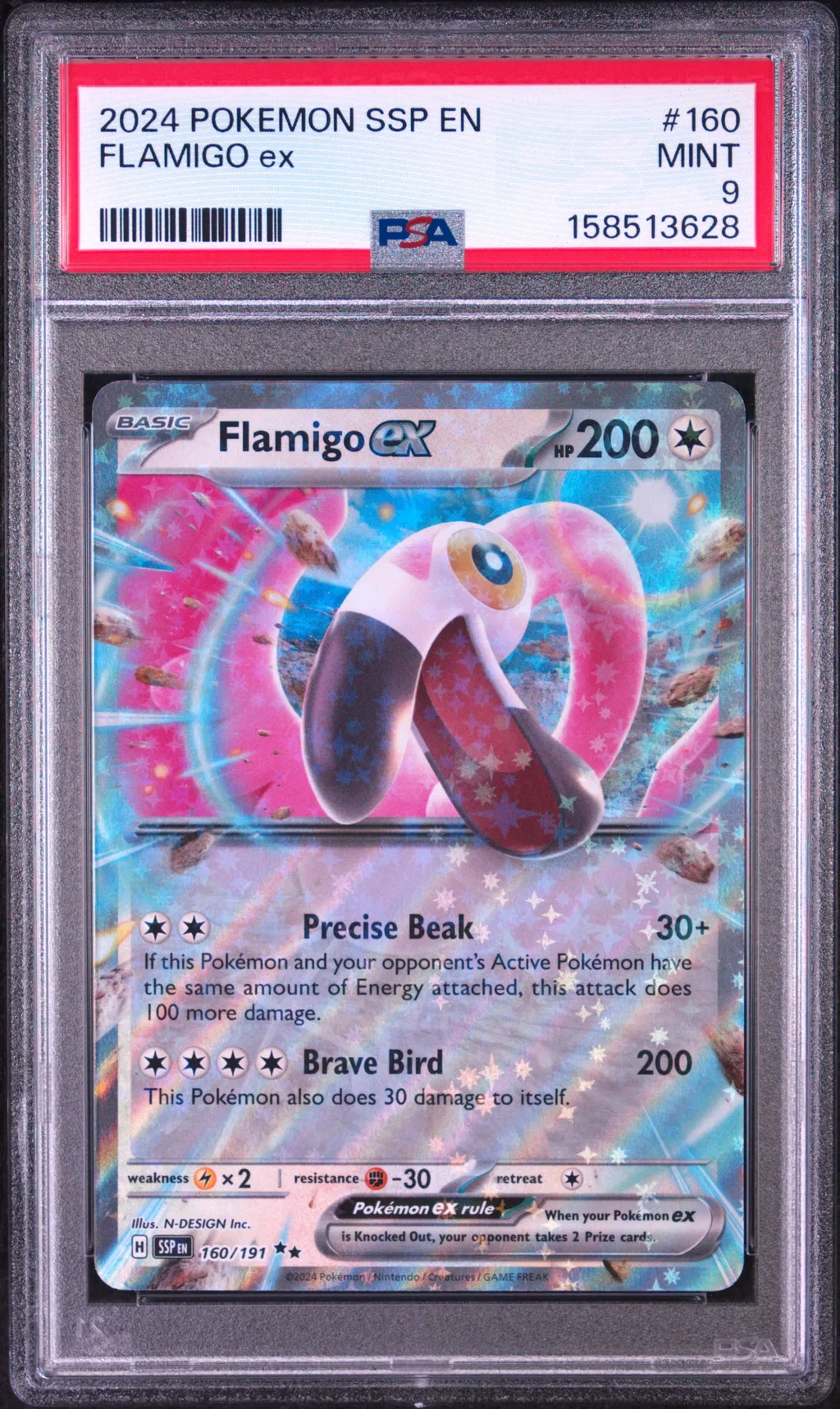 Flamigo EX card artwork