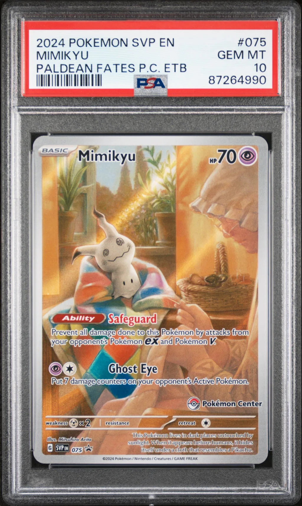 Mimikyu card artwork