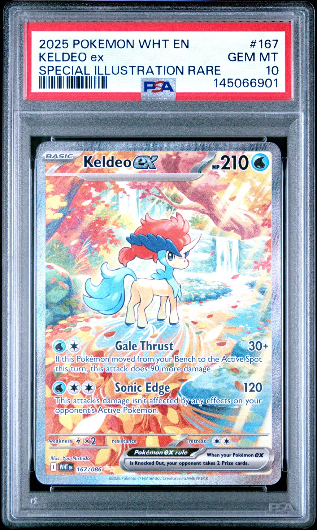 Keldeo EX card artwork