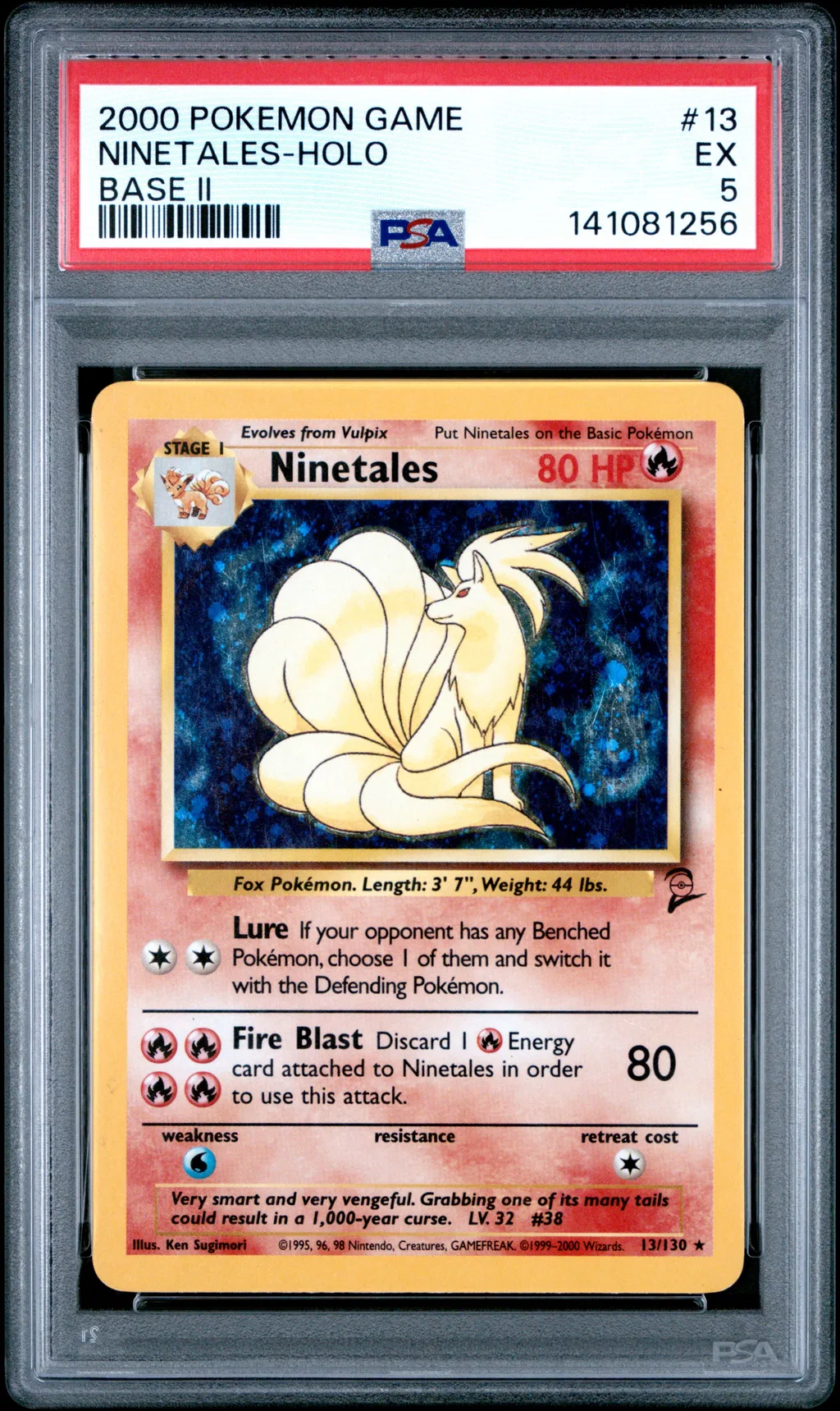 Ninetales-Holo card artwork
