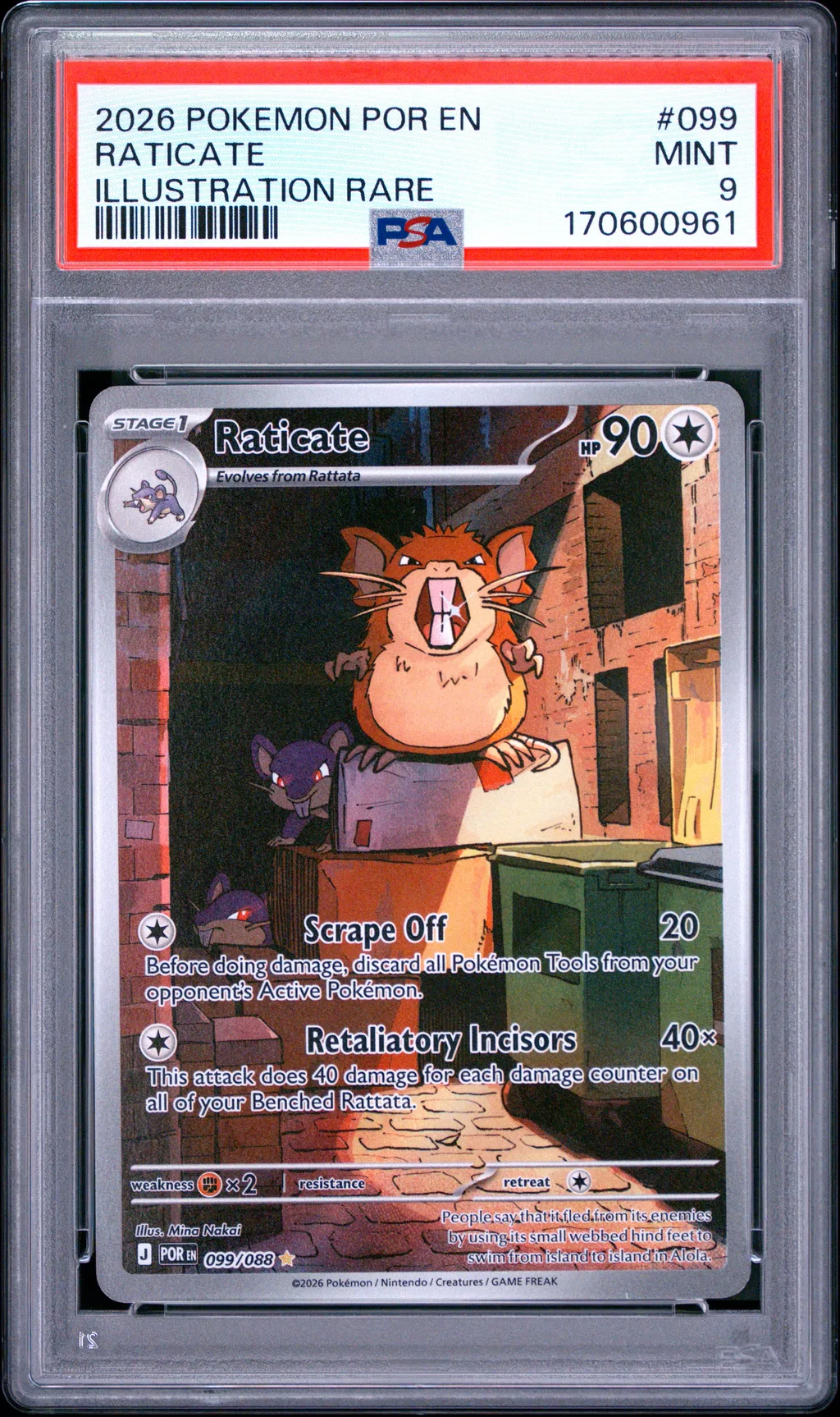 Raticate card artwork