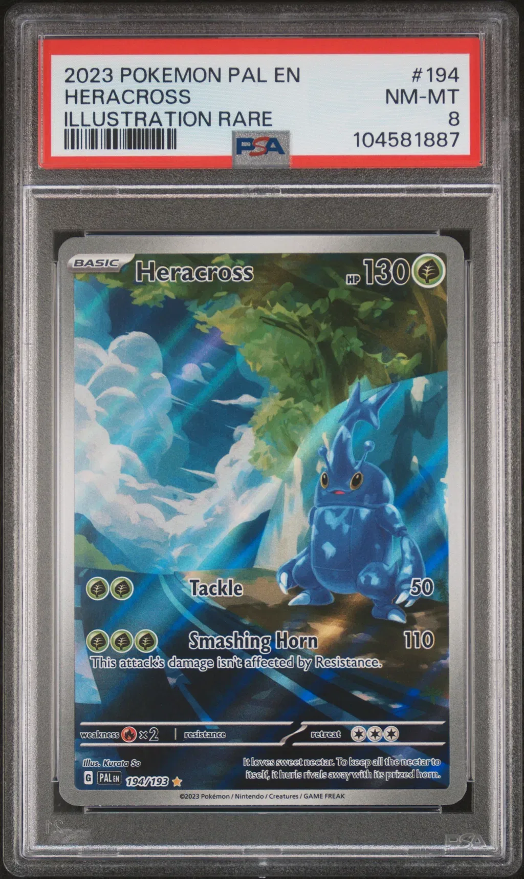 Heracross card artwork