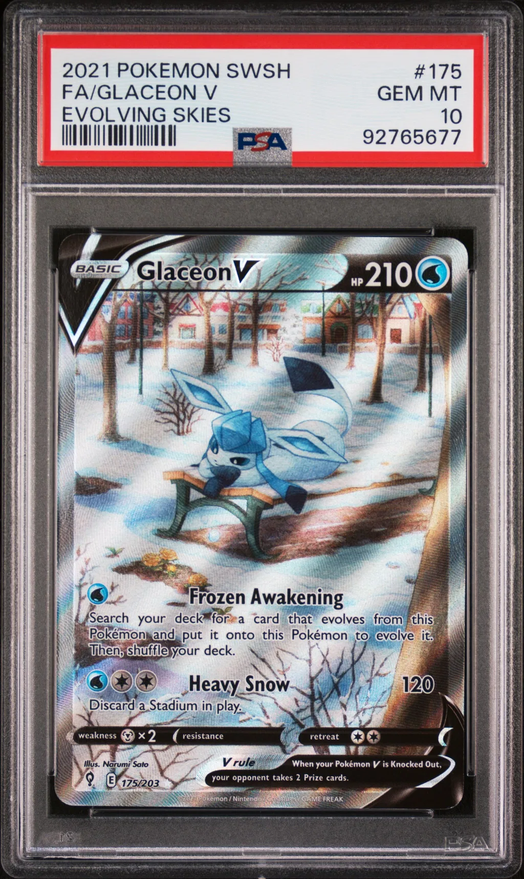 Full Art/Glaceon V card artwork